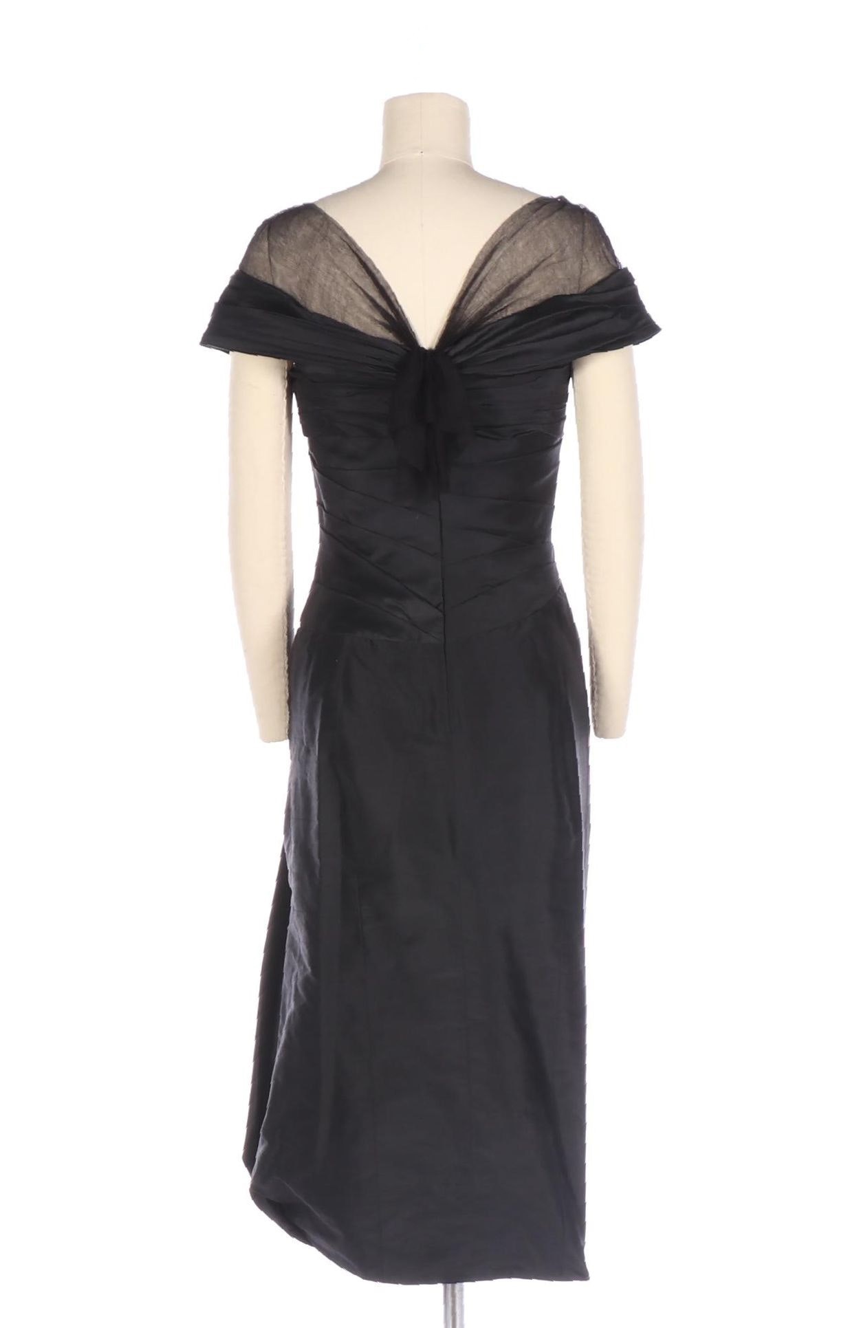 Vera Wang Custom-Made Black Satin Dress Worn by Julianne Moore, Movie Premiere