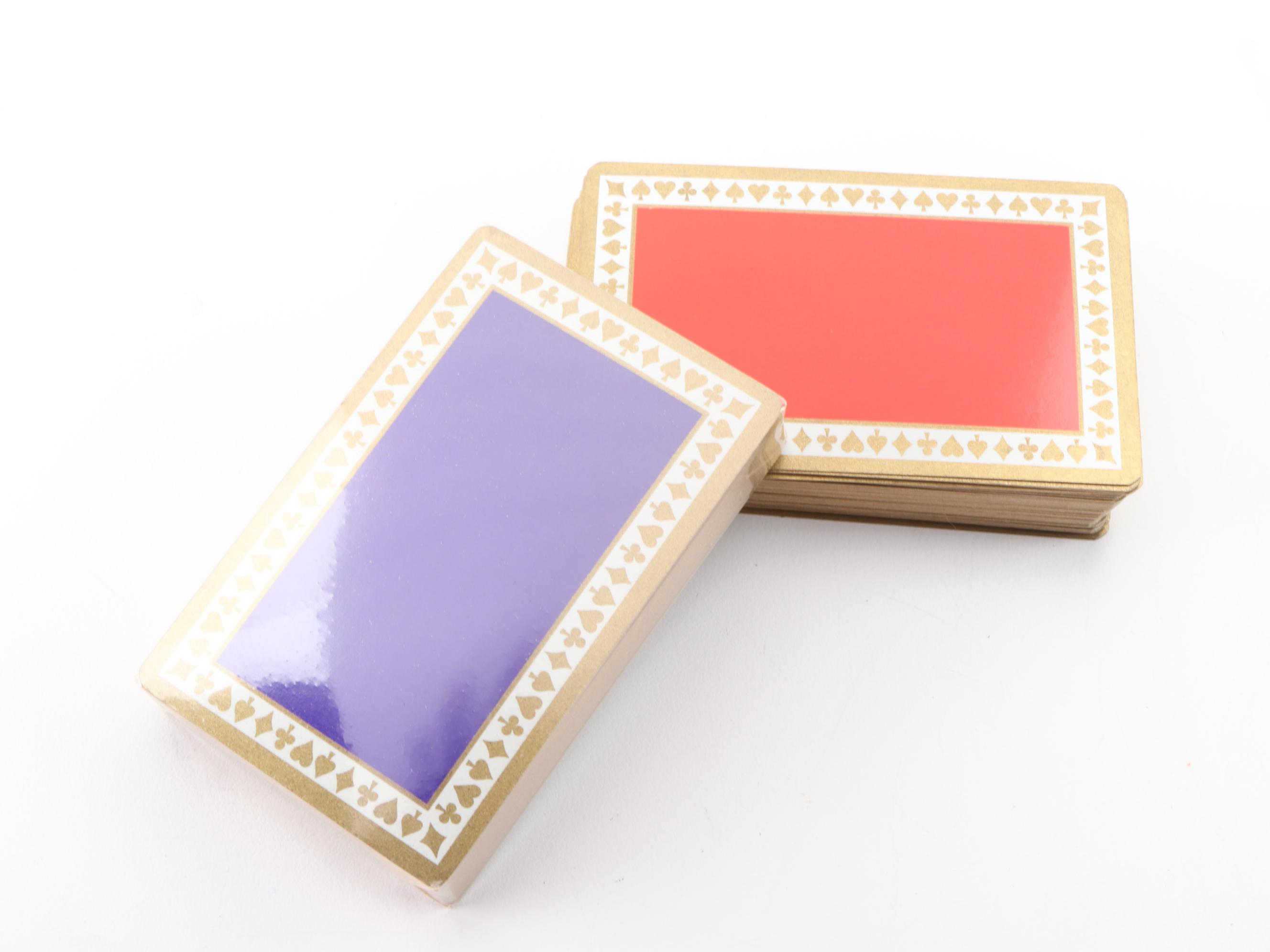 Tiffany & Co. Cased Playing Cards