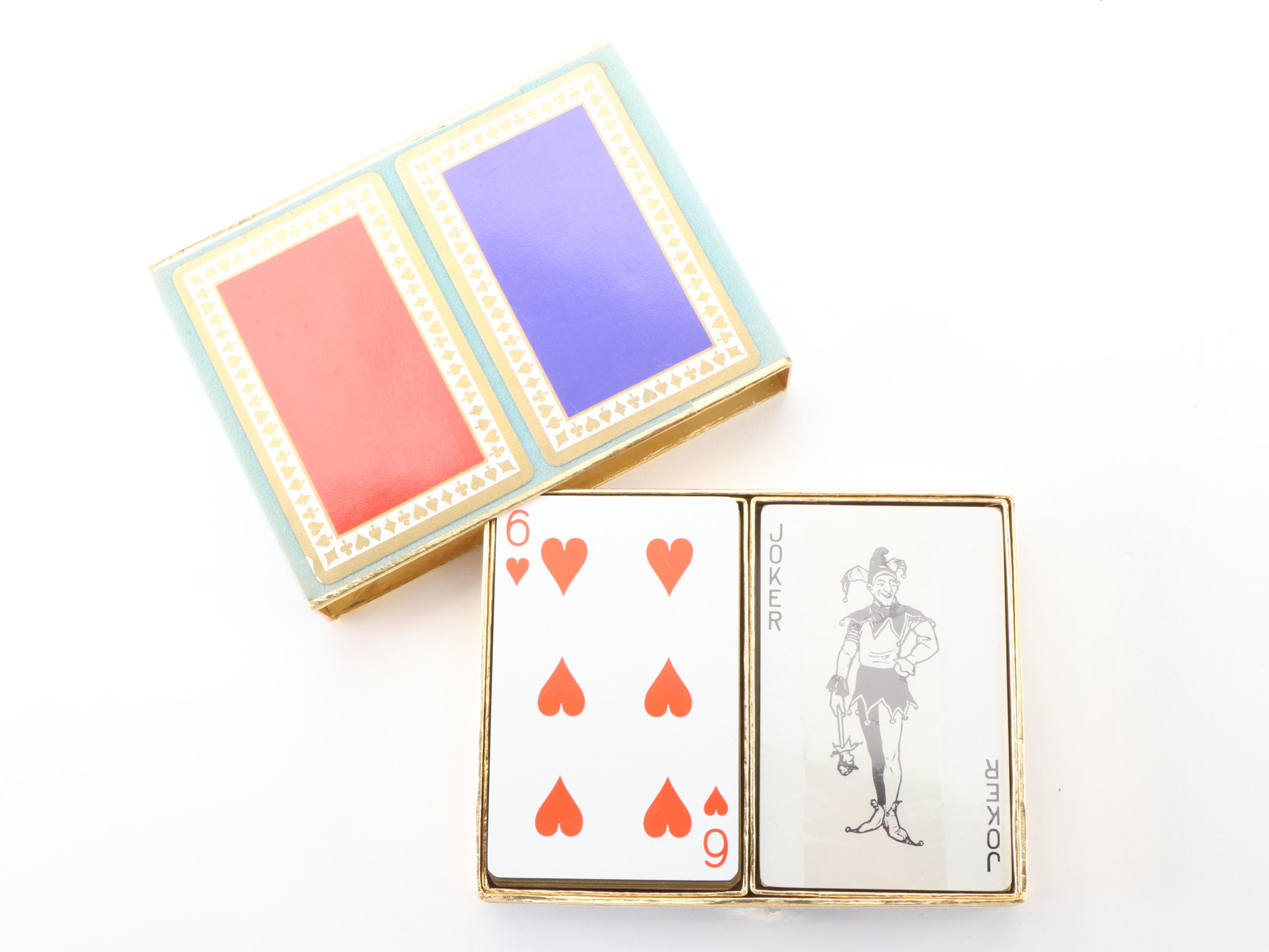 Tiffany & Co. Cased Playing Cards