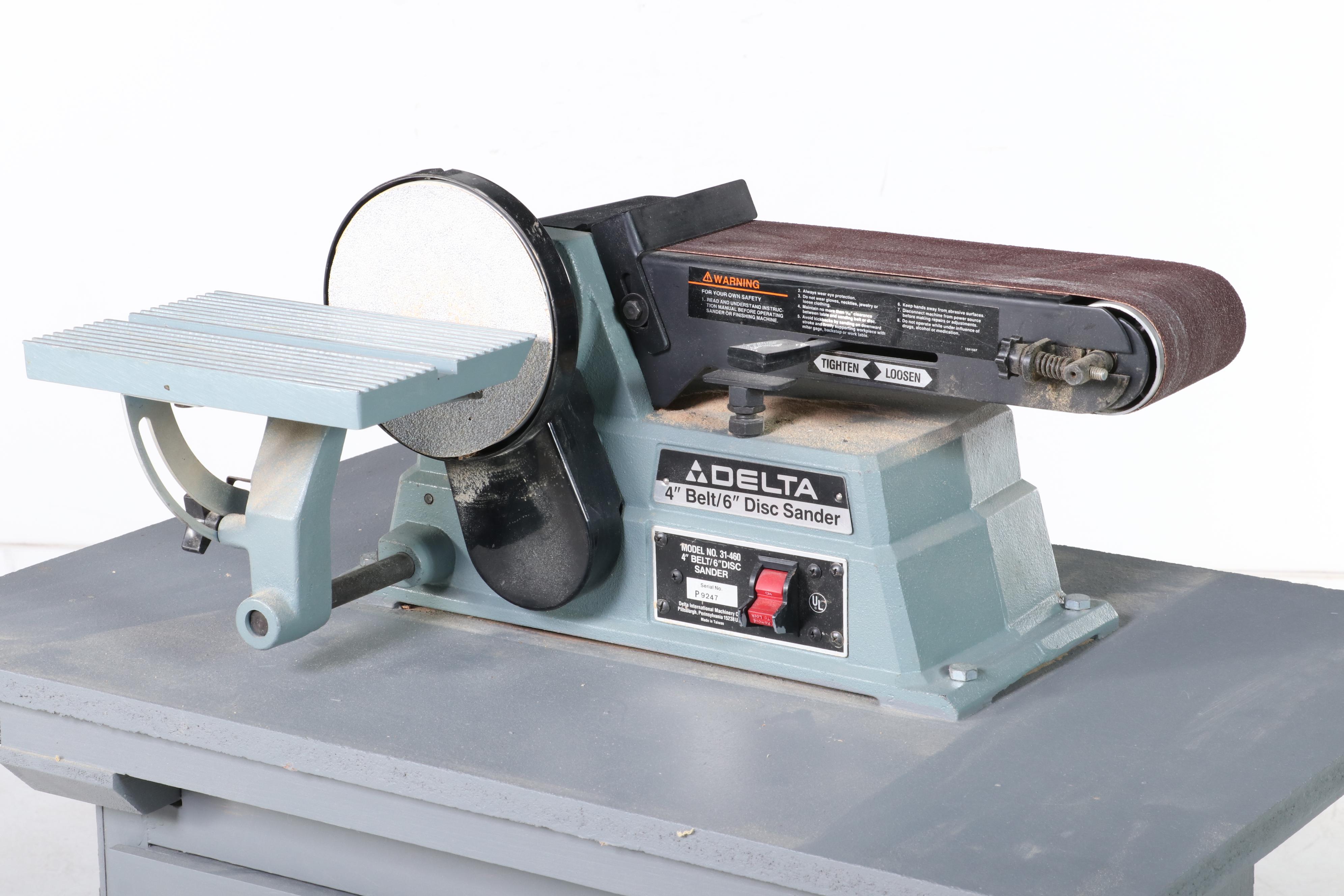 Delta 4" Belt/6" Disc Sander on Stand