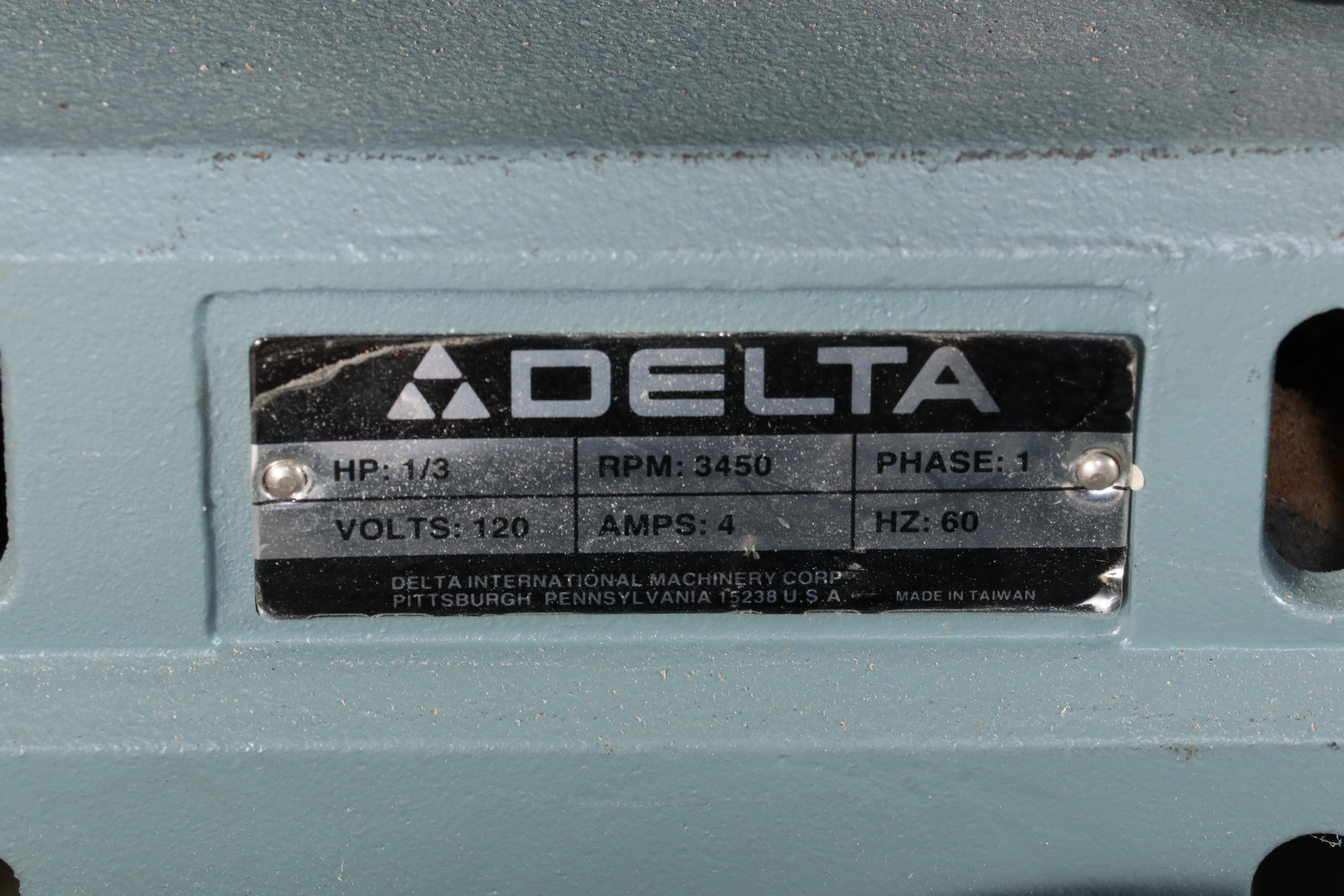 Delta 4" Belt/6" Disc Sander on Stand