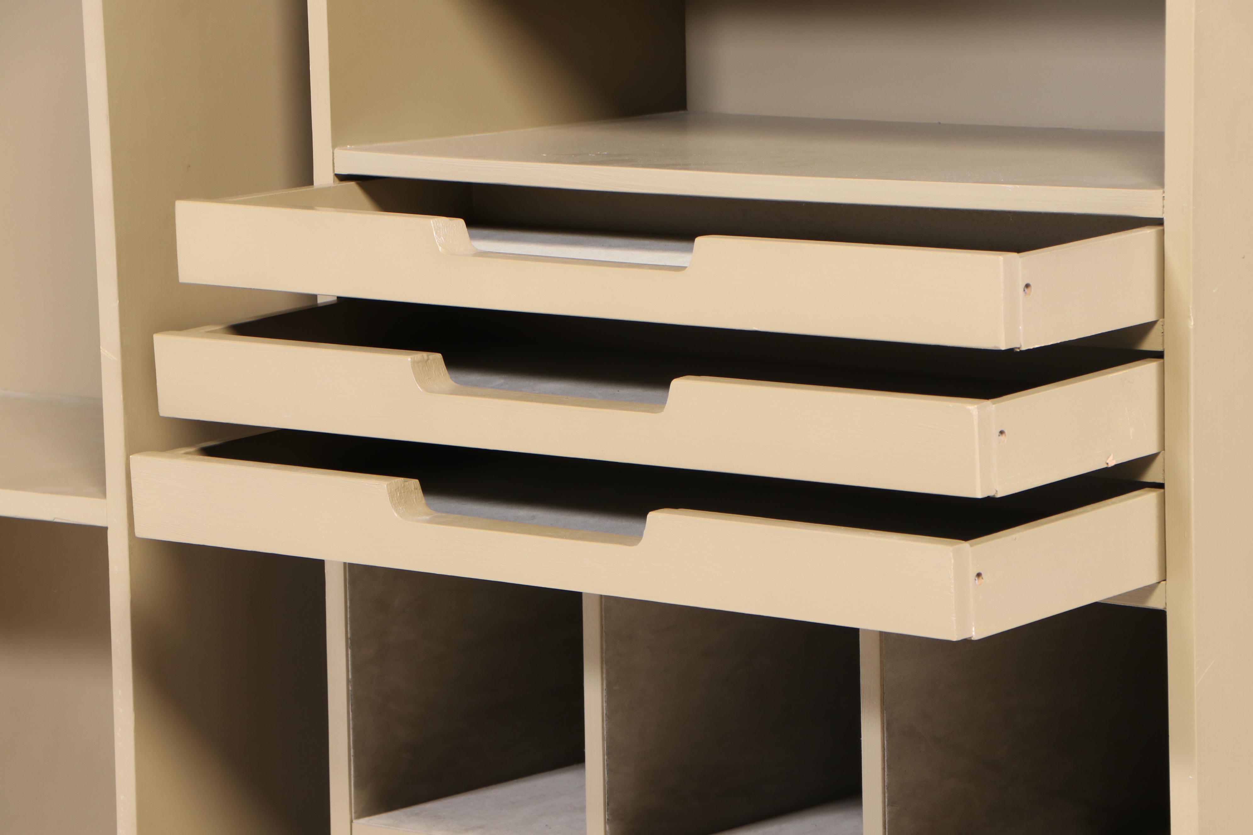 Ballard Designs "Sarah Storage Tower" Painted Closet Cabinets