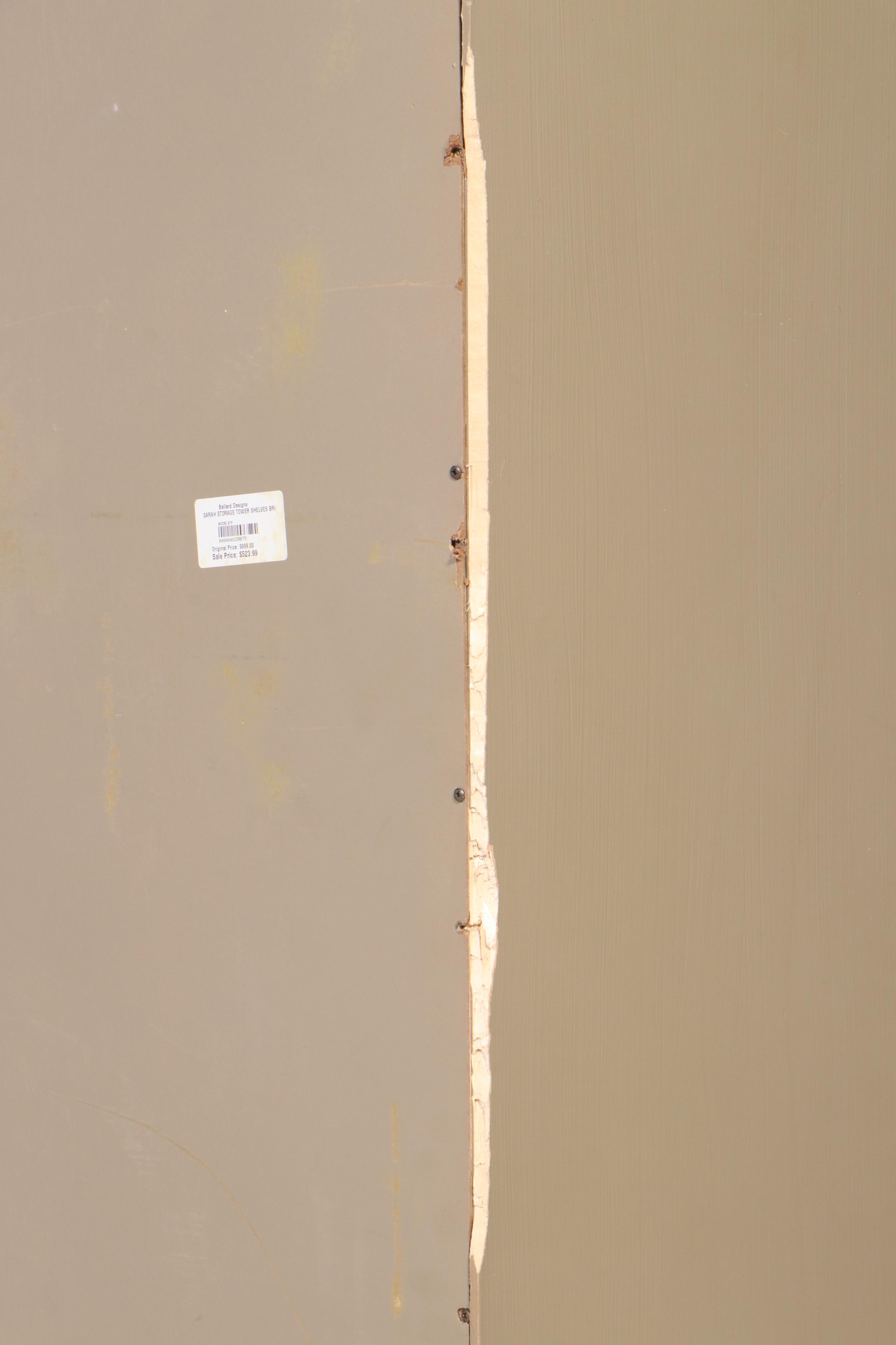 Ballard Designs "Sarah Storage Tower" Painted Closet Cabinets