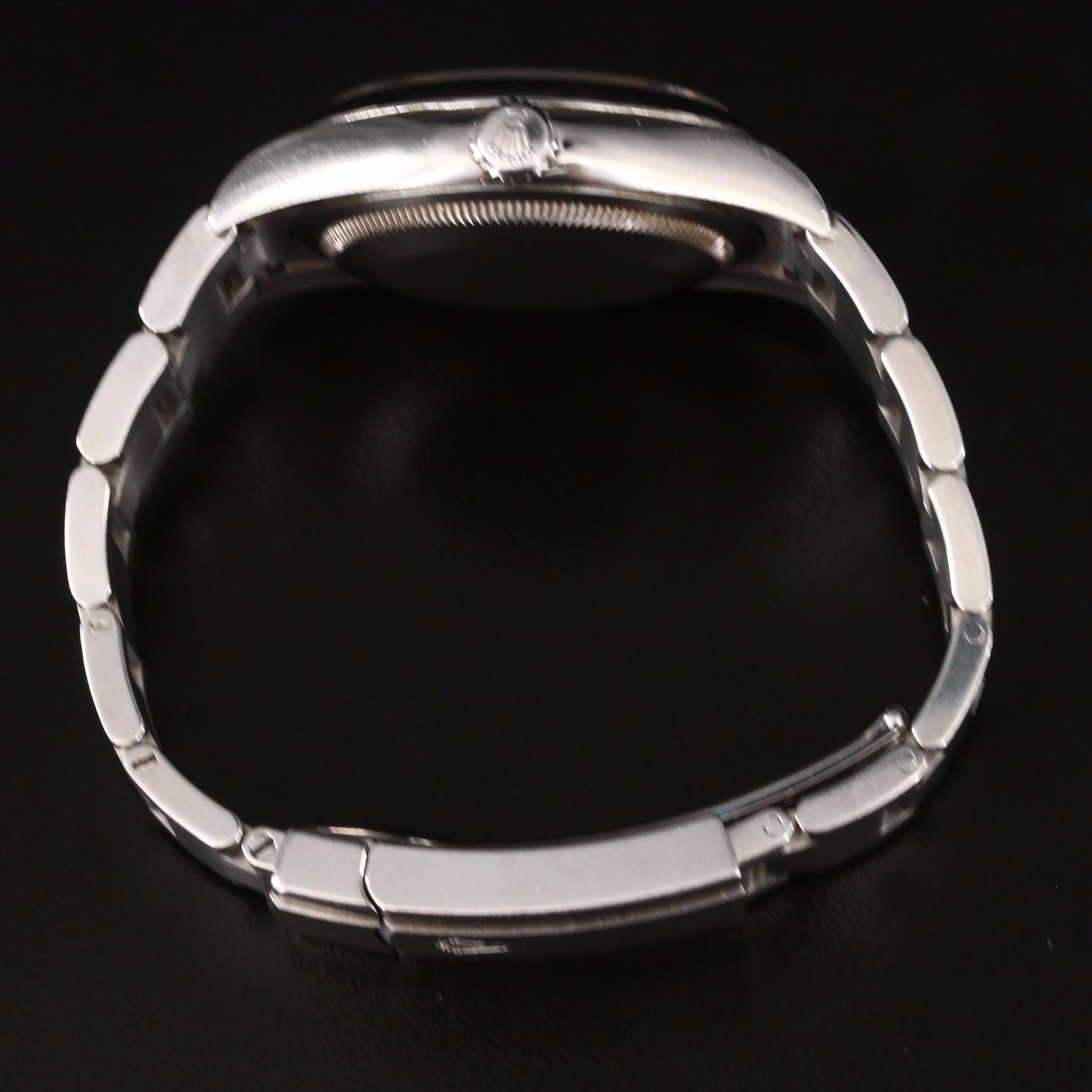 2018 Rolex Oyster Perpetual Grey Dial, Sunburst Finish Watch