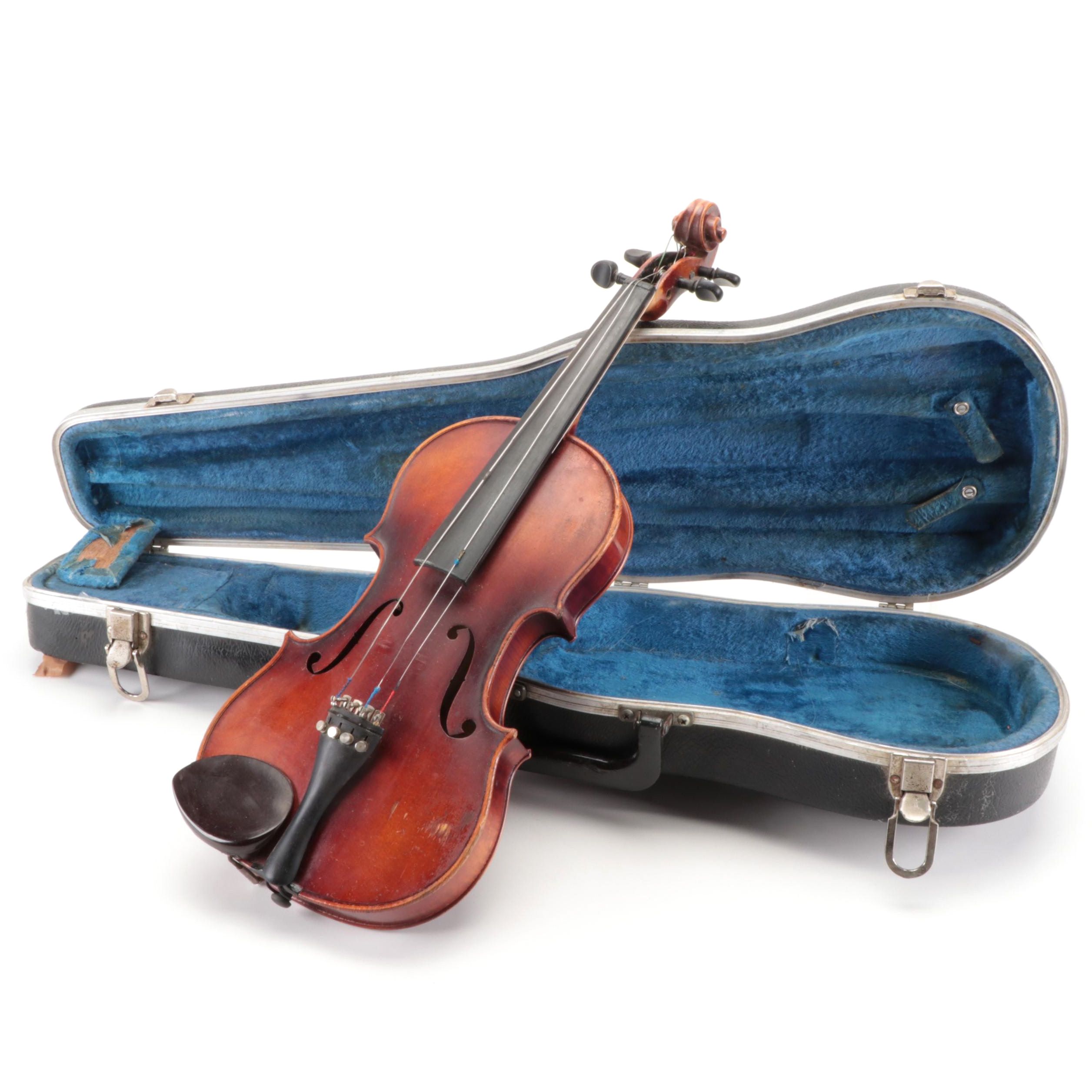 Karl Knilling Stradivarius Replica 3/4 Violin with Hard Case