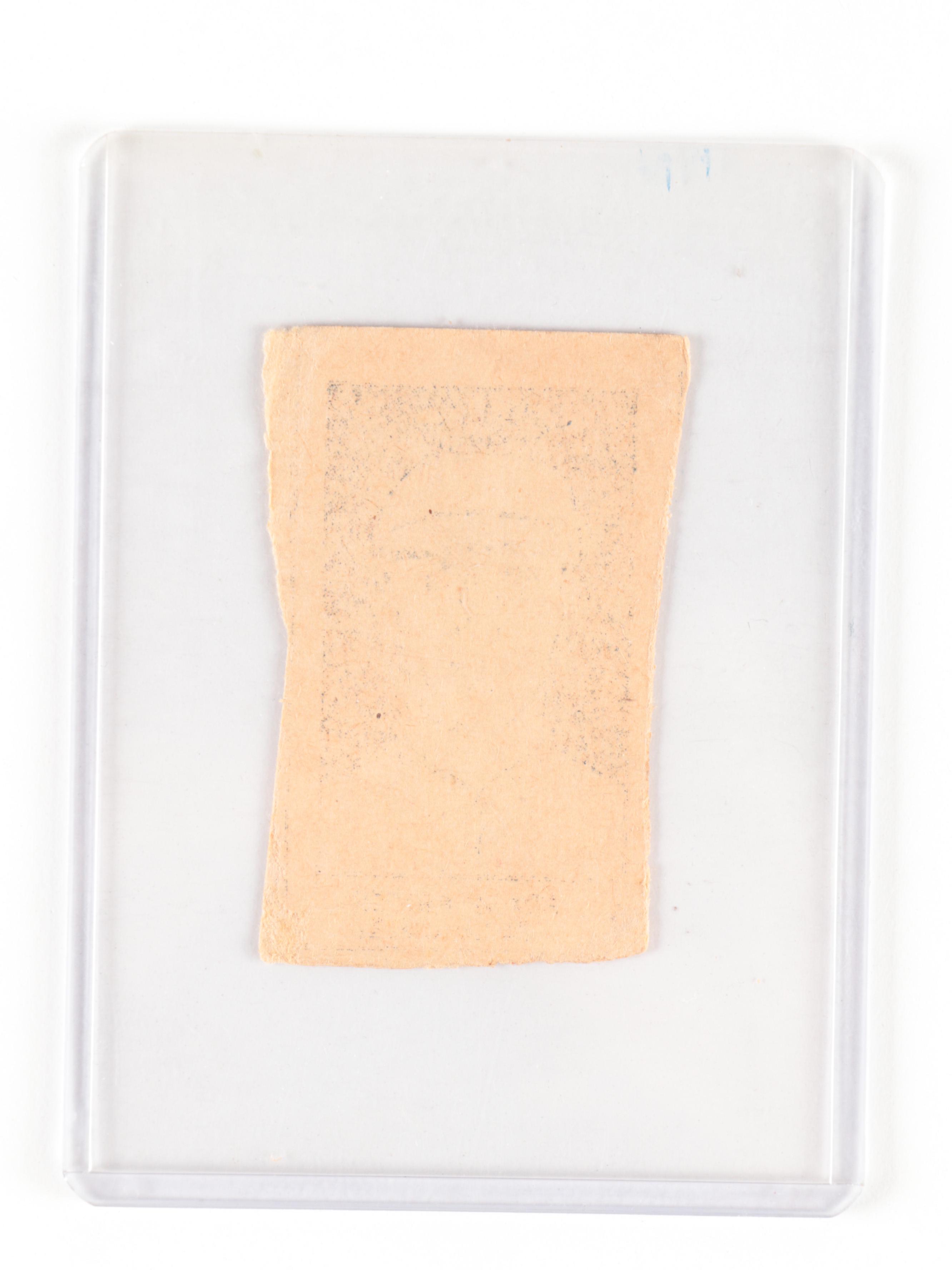 1926 W512 Frank Frisch #8 St. Louis N.L. Hand Cut Baseball Strip Cards