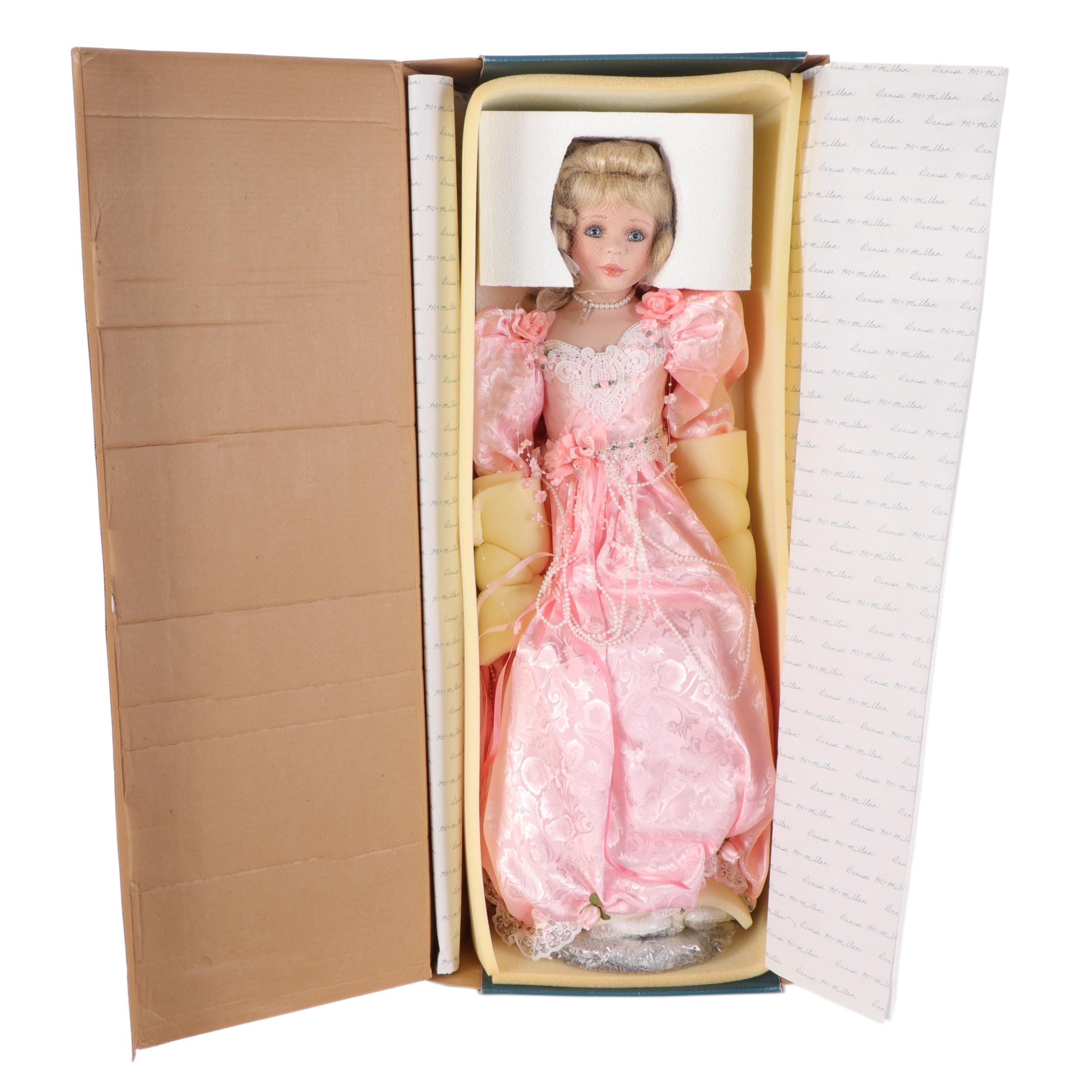 Limited Edition Master Piece Gallery "Hannah" Porcelain Doll by Denise McMillan