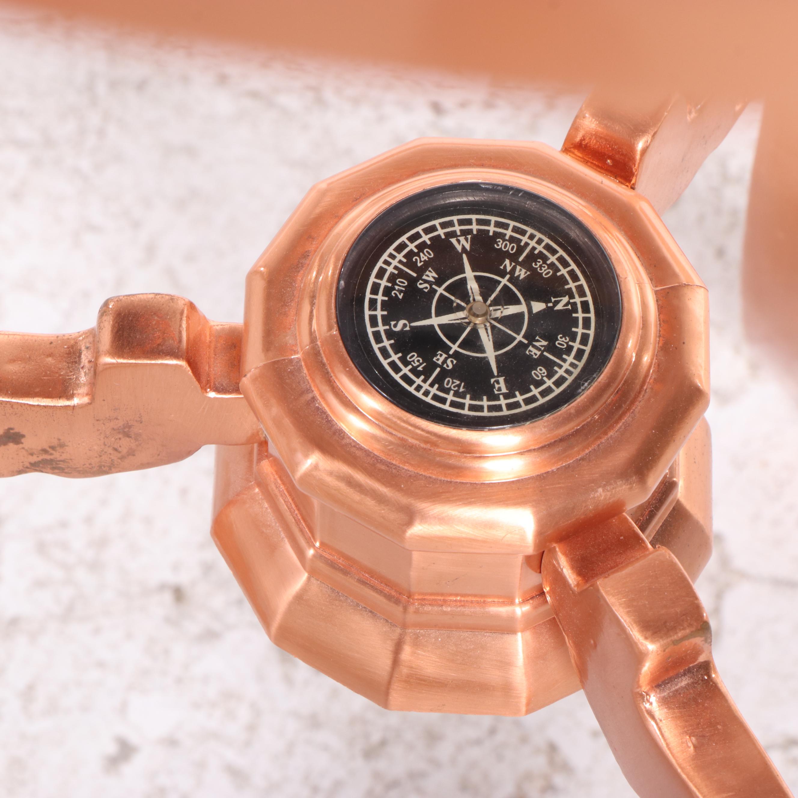 Semi-Precious Gemstone World Globe-on-Stand