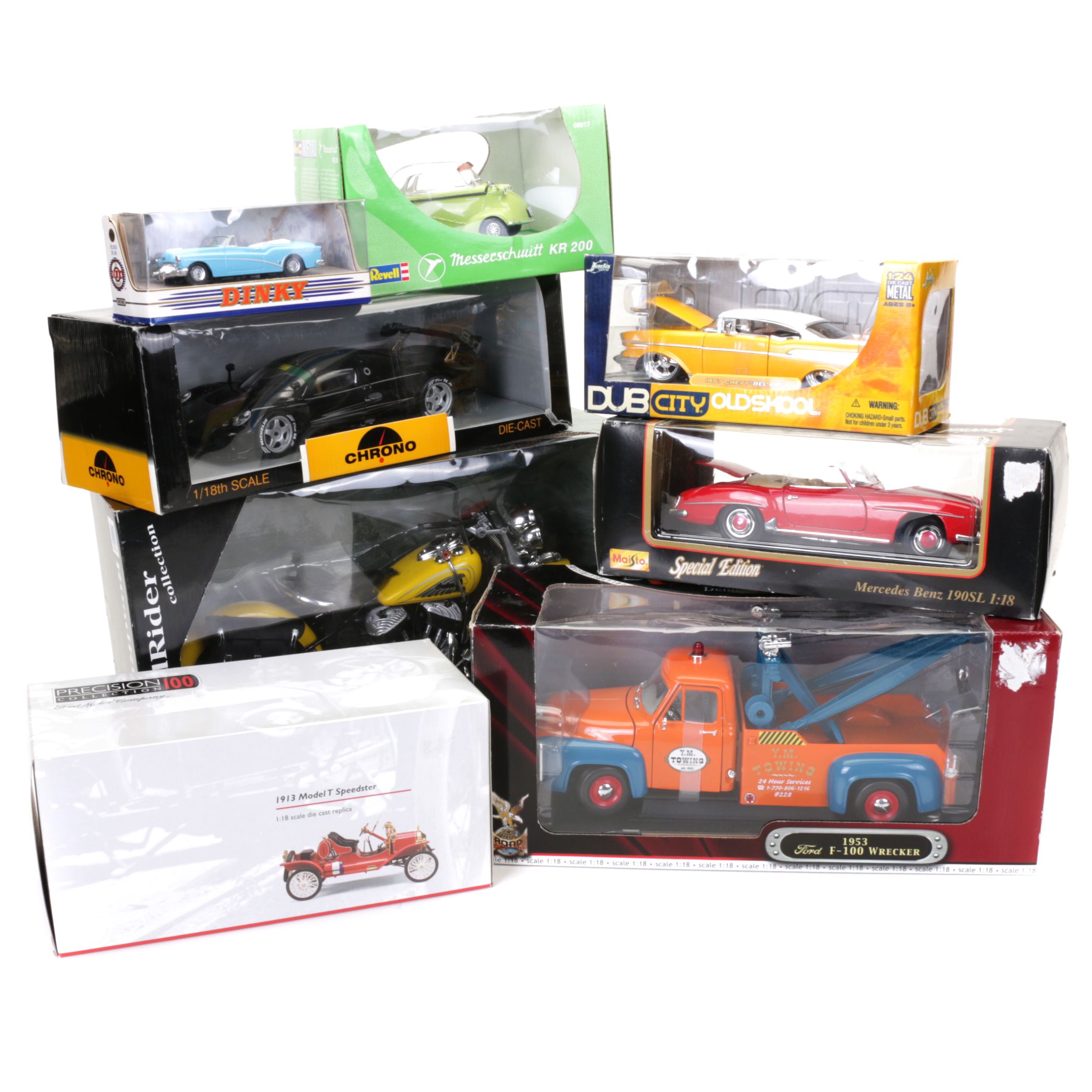 Maisto Special Edition Mercedes Benz 190SL with Other Diecast Model Cars