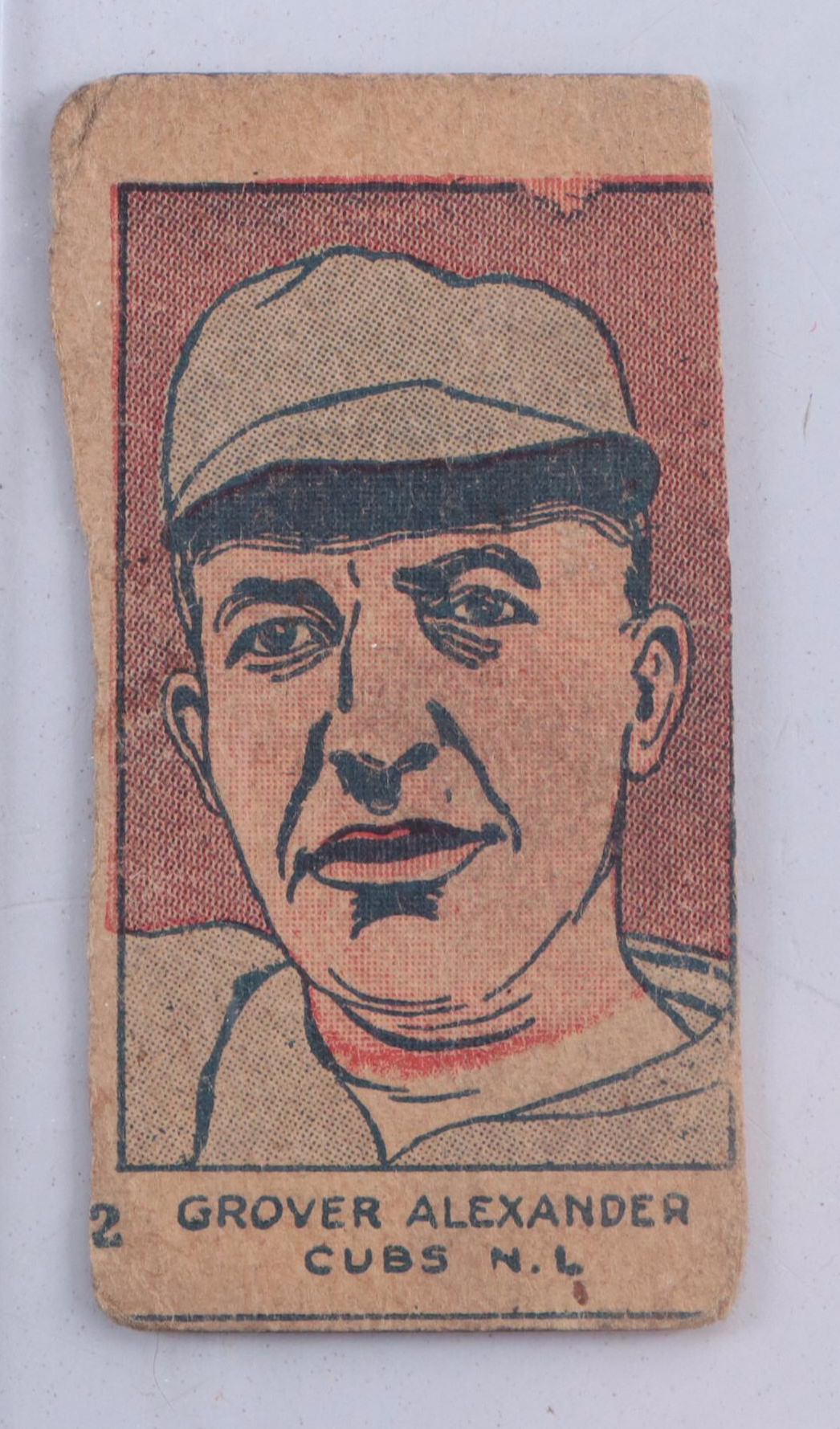 1926 W512 Grover Alexander #2 St. Cubs N.L. Hand Cut Baseball Strip Cards