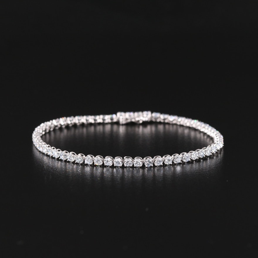 14K 2.67 CTW Lab Grown Diamond Line Bracelet