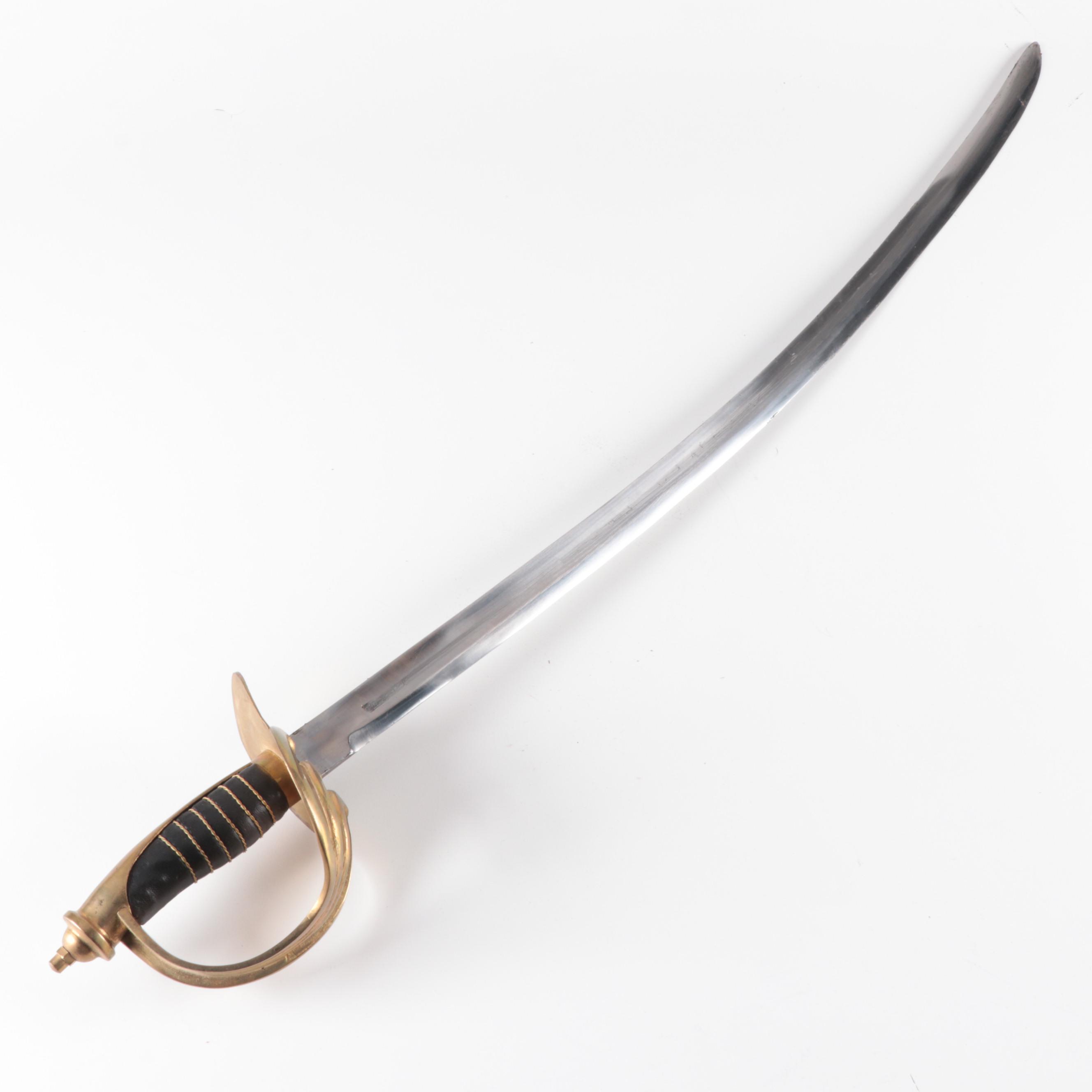 Replica Civil War Cavalry Saber and Indian Sword