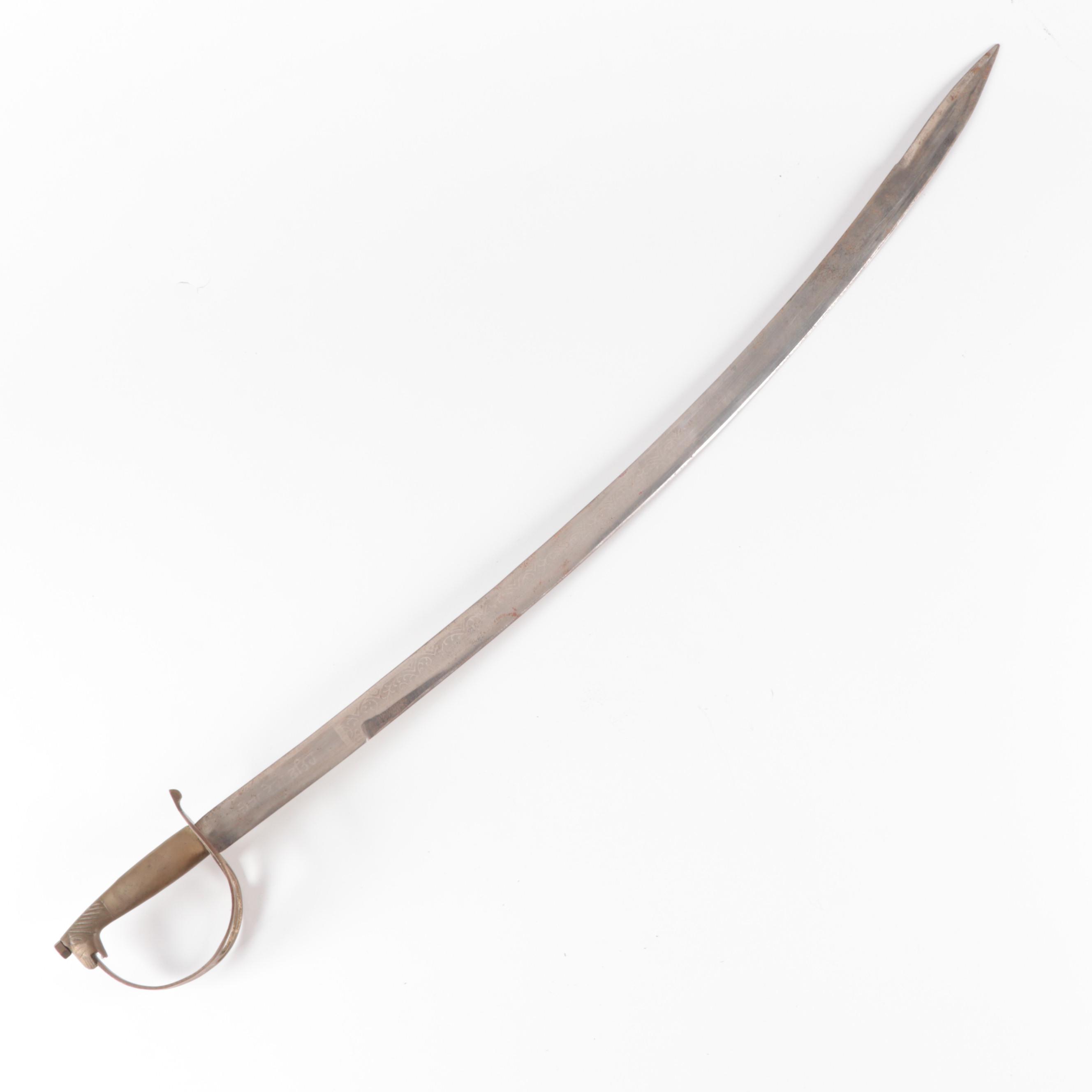 Replica Civil War Cavalry Saber and Indian Sword