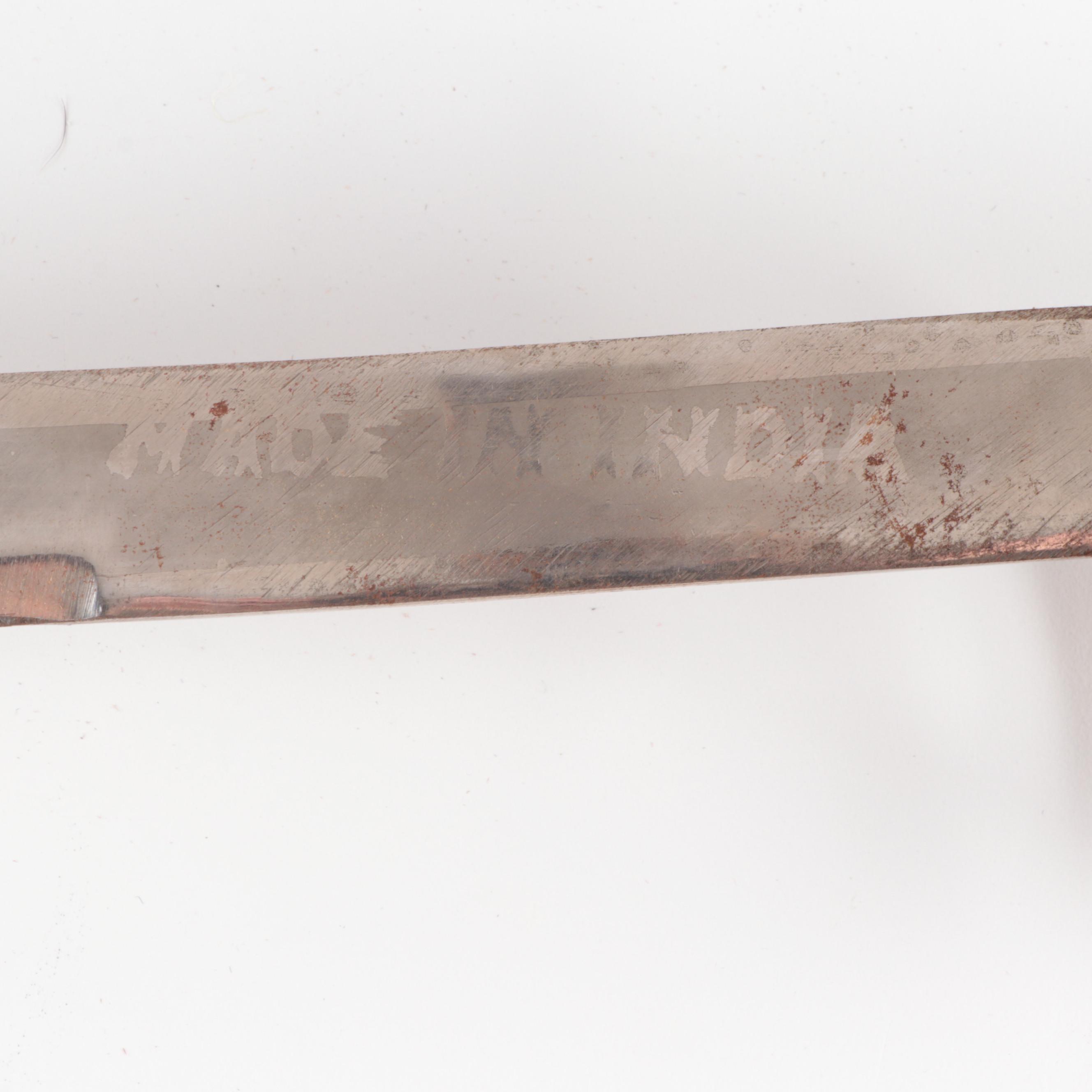 Replica Civil War Cavalry Saber and Indian Sword