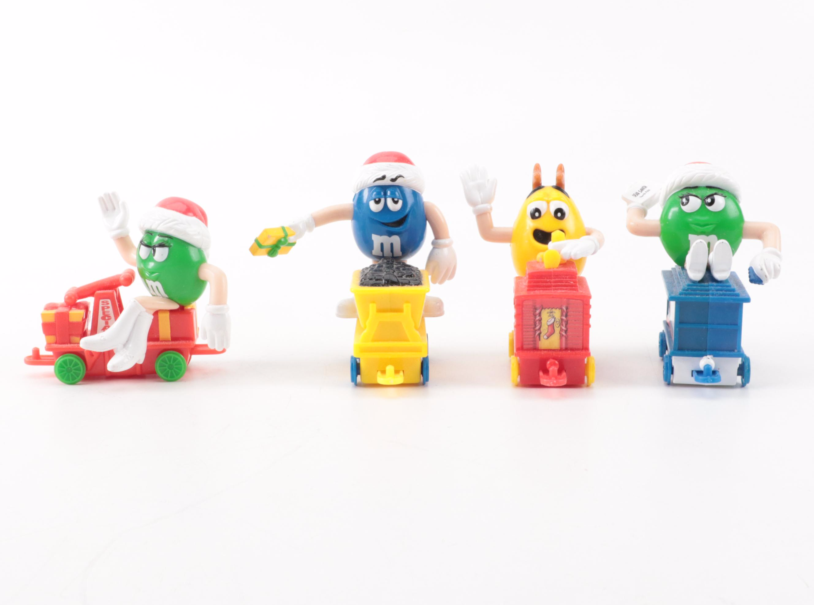 M&M's Christmas Train Car Series 1 Set, Coin Banks and More M&M's Collectables