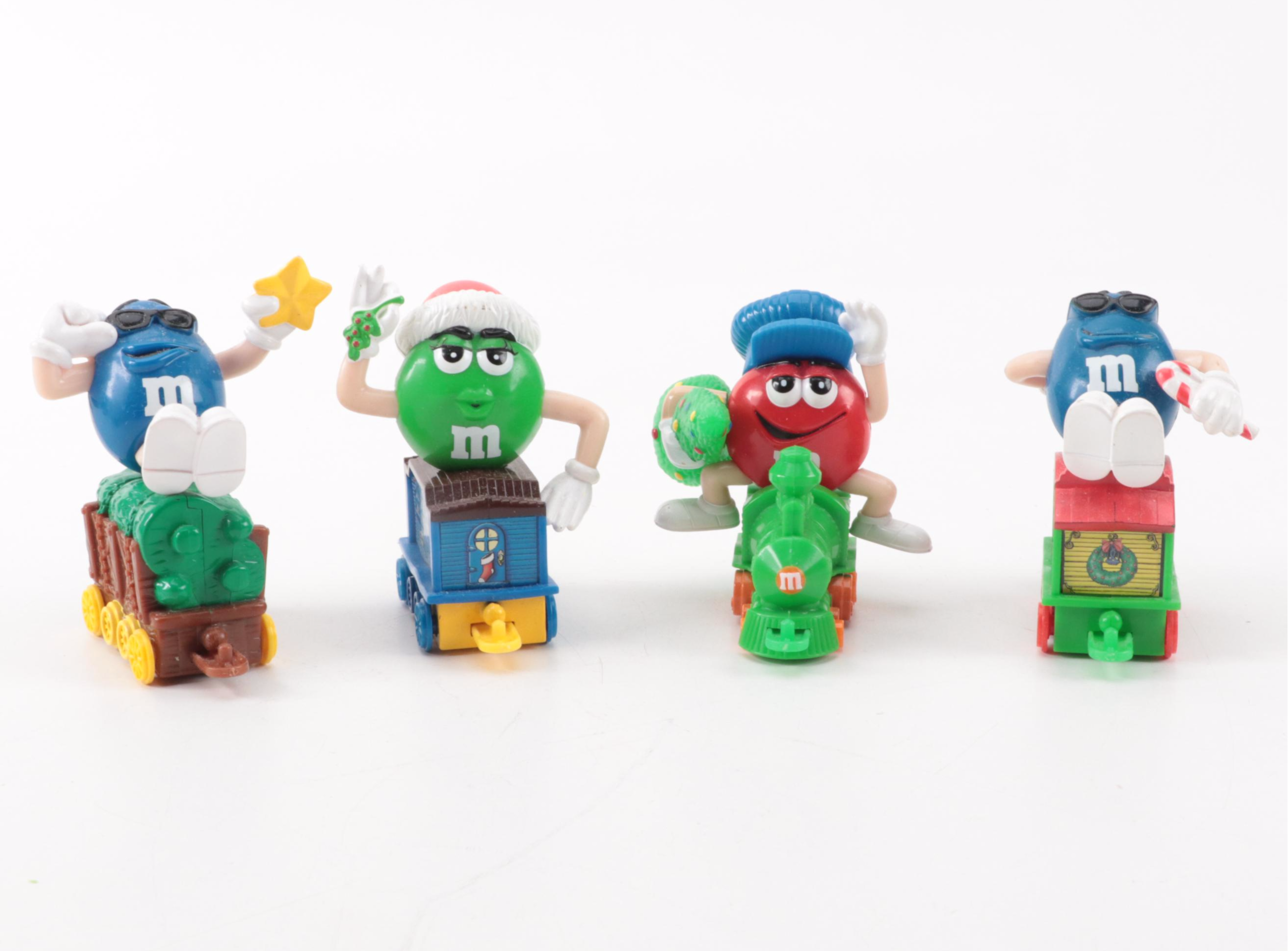 M&M's Christmas Train Car Series 1 Set, Coin Banks and More M&M's Collectables