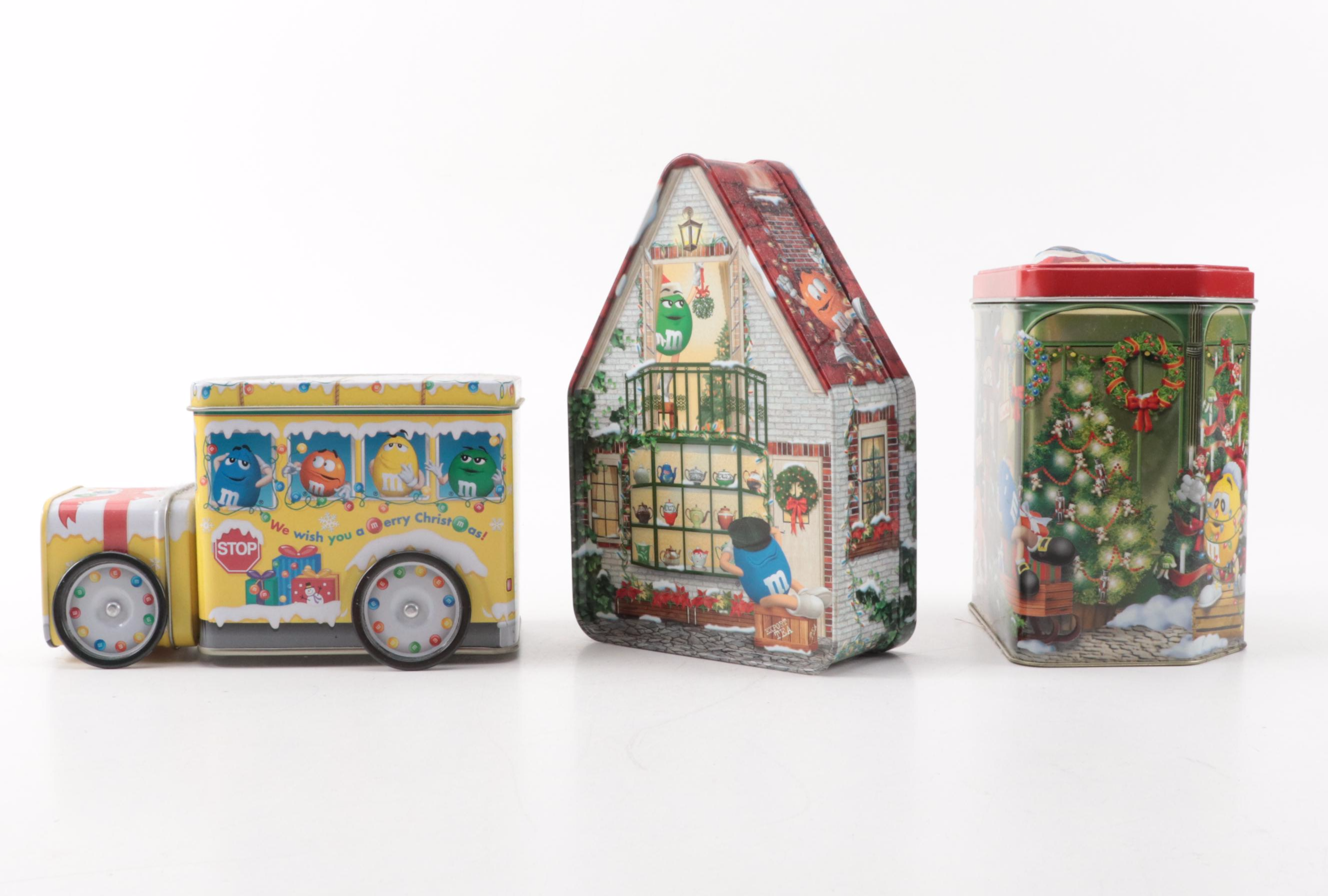M&M's Christmas Train Car Series 1 Set, Coin Banks and More M&M's Collectables