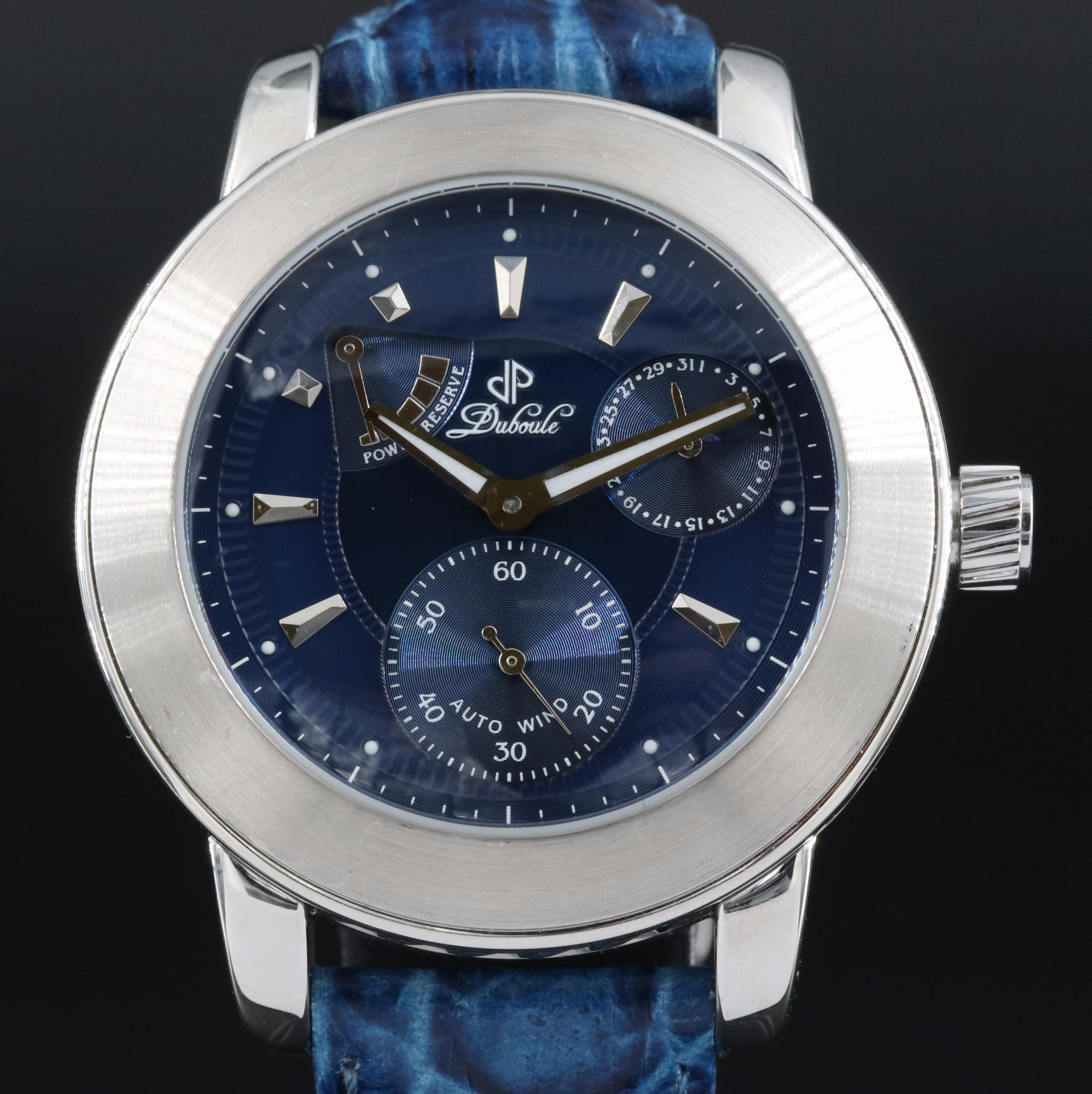 Duboule Power Reserve Indicator, Date and Seconds Subdials Watch
