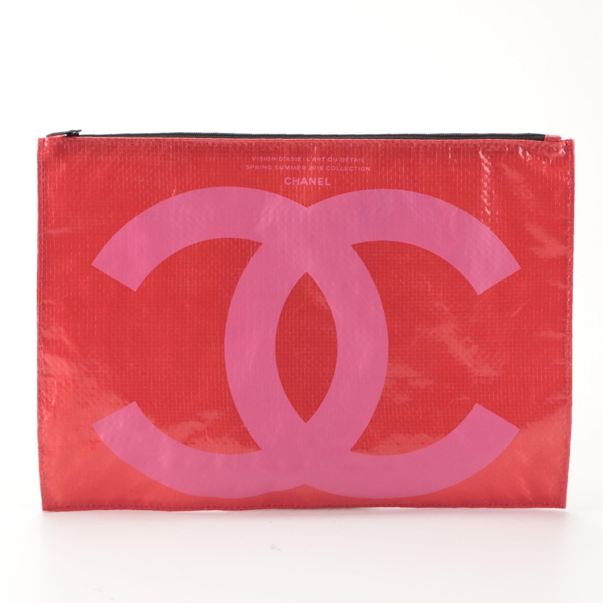 Chanel Promotional Vision D’Asie: L’Art Du Detail Zip Pouch