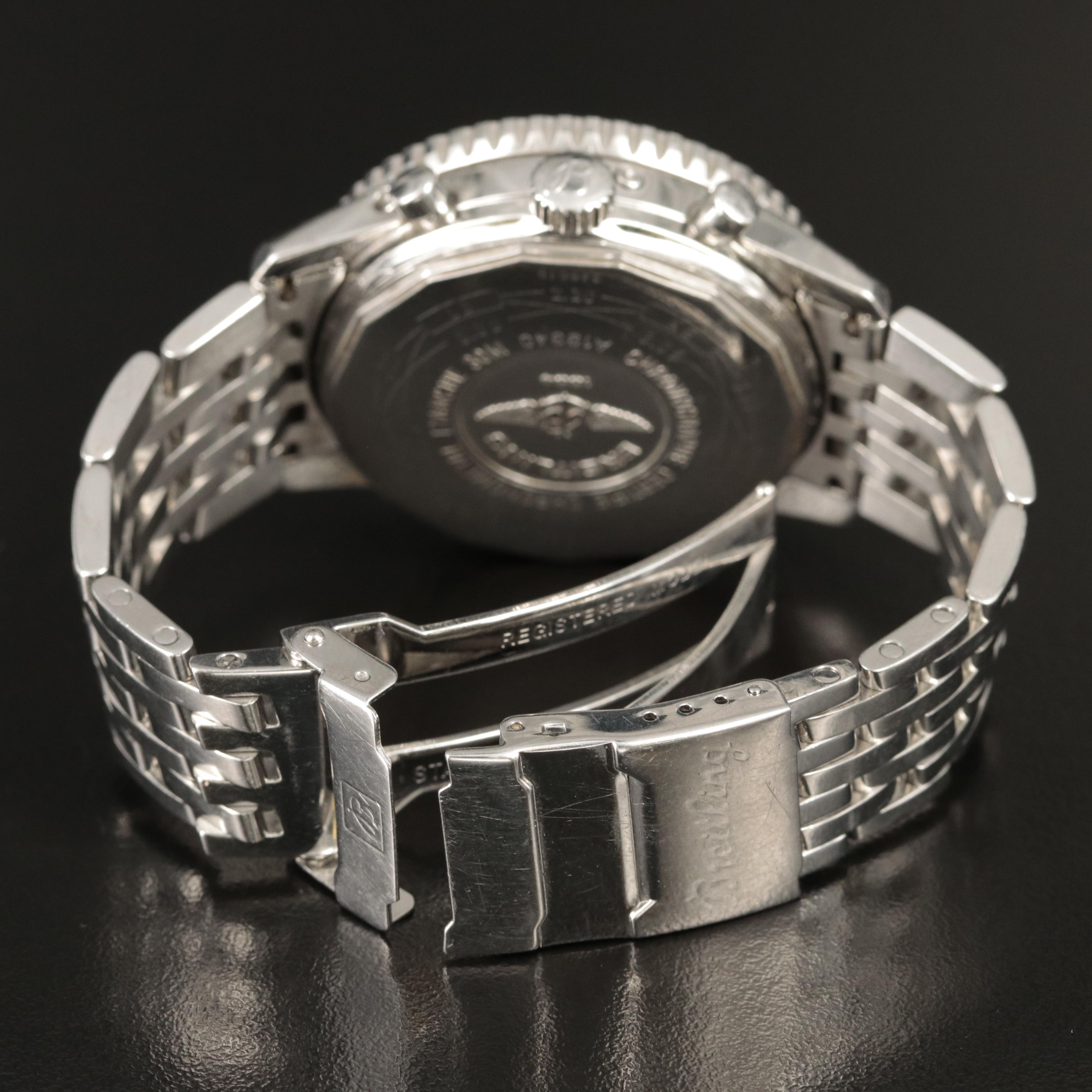 Breitling Navitimer Olympus Stainless Steel Chronograph Watch