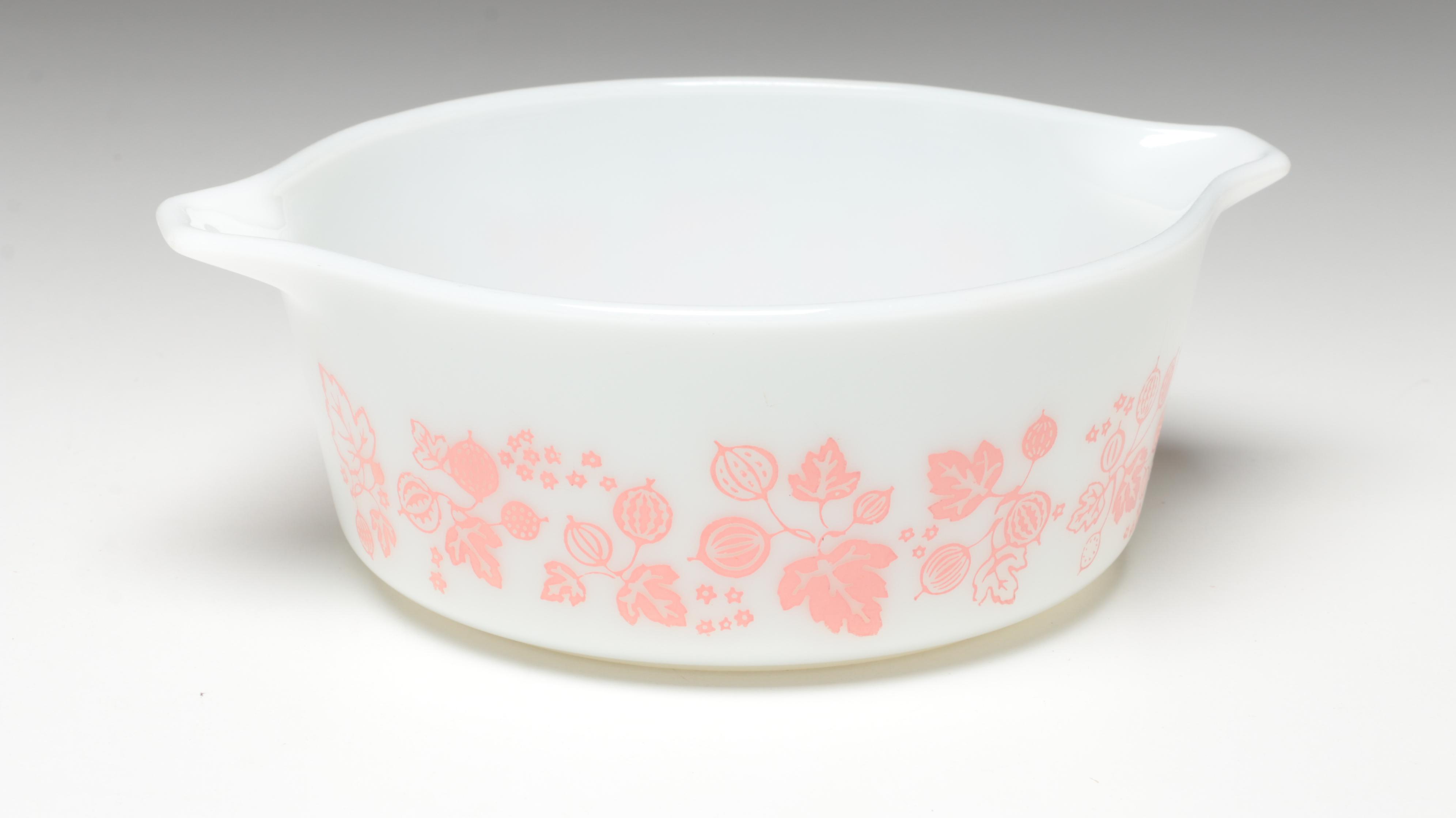 Pyrex "Daisy" Mixing Bowl with "Gooseberry" and More Baking Dishes