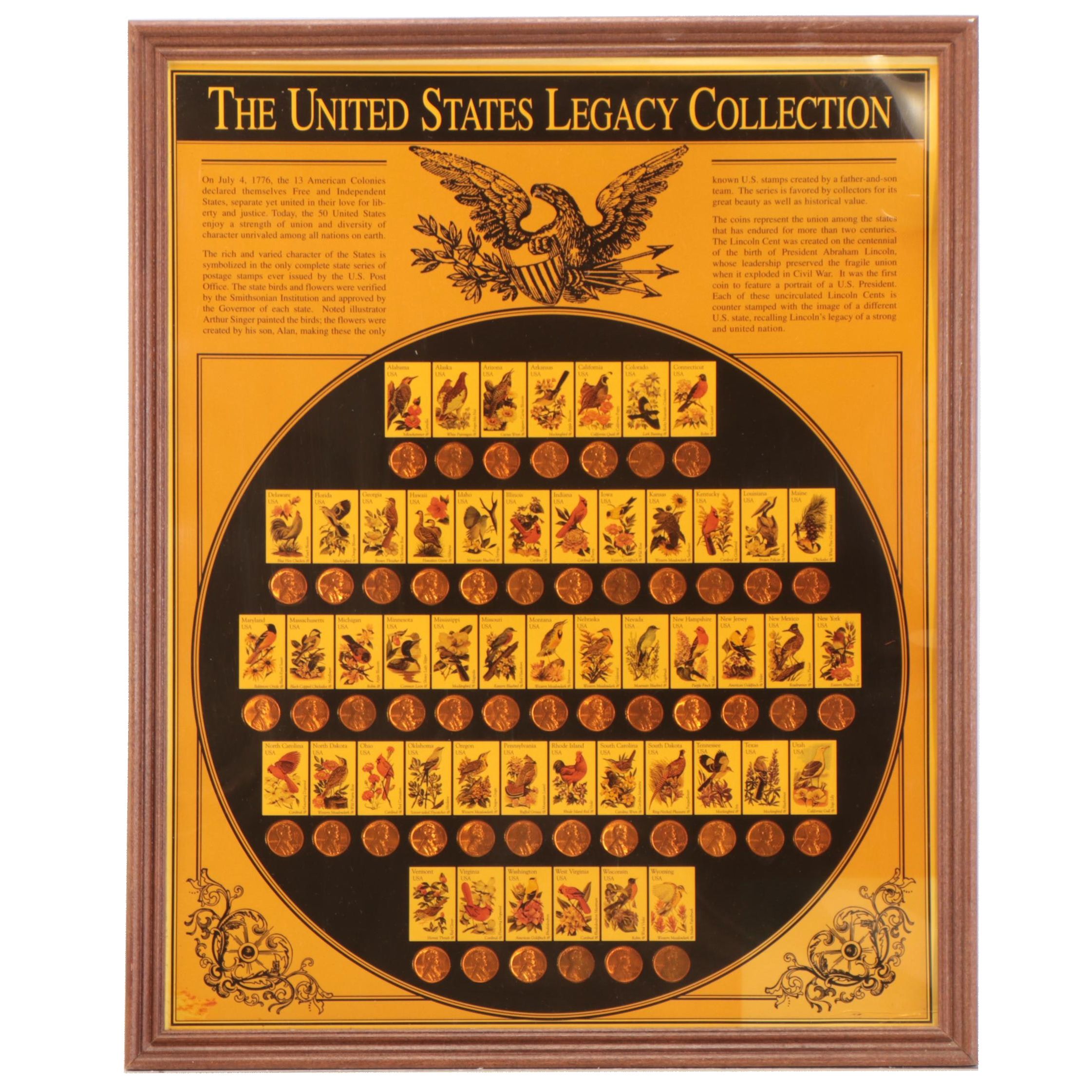 Coin and Stamp "United States Legacy Collection"