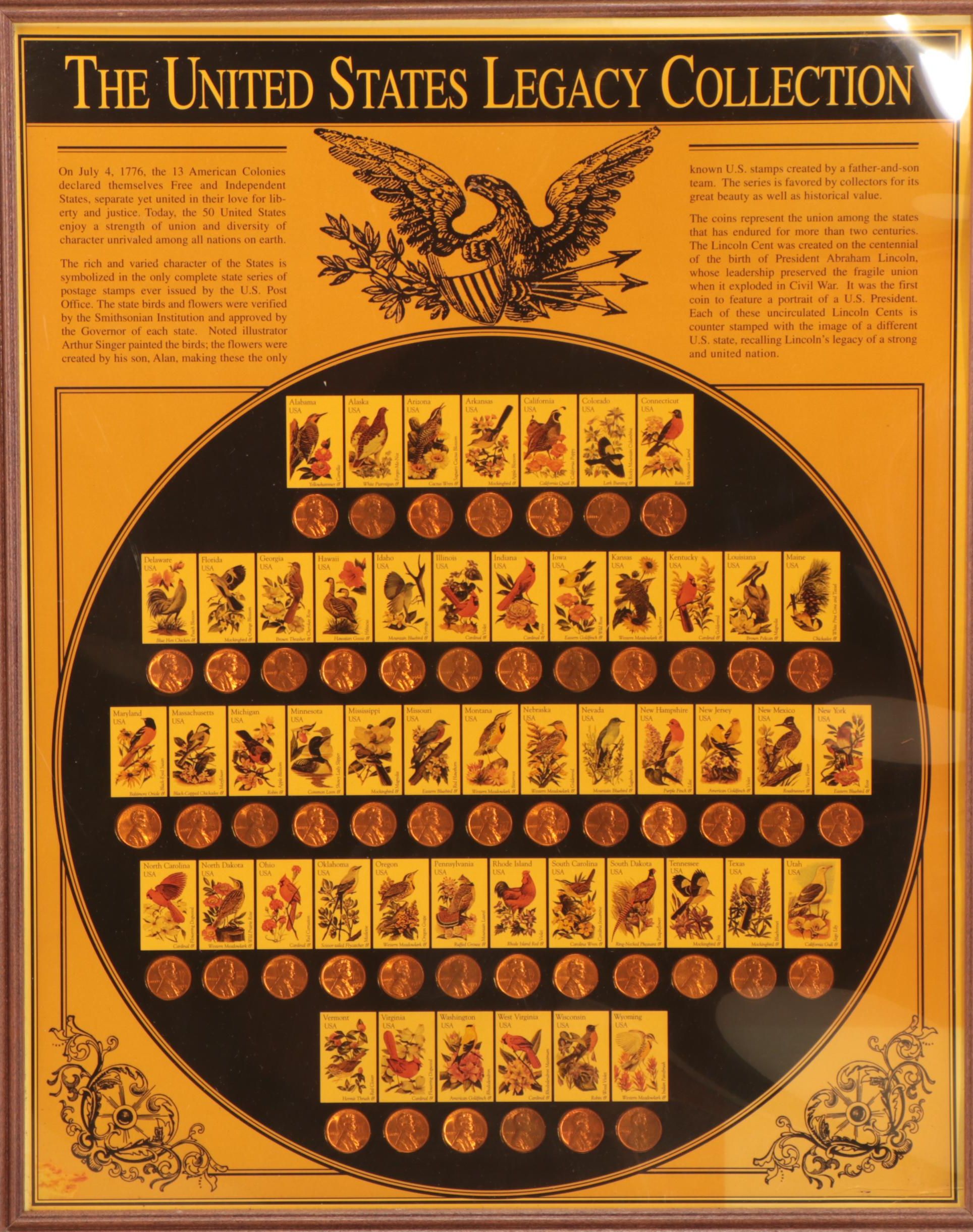 Coin and Stamp "United States Legacy Collection"