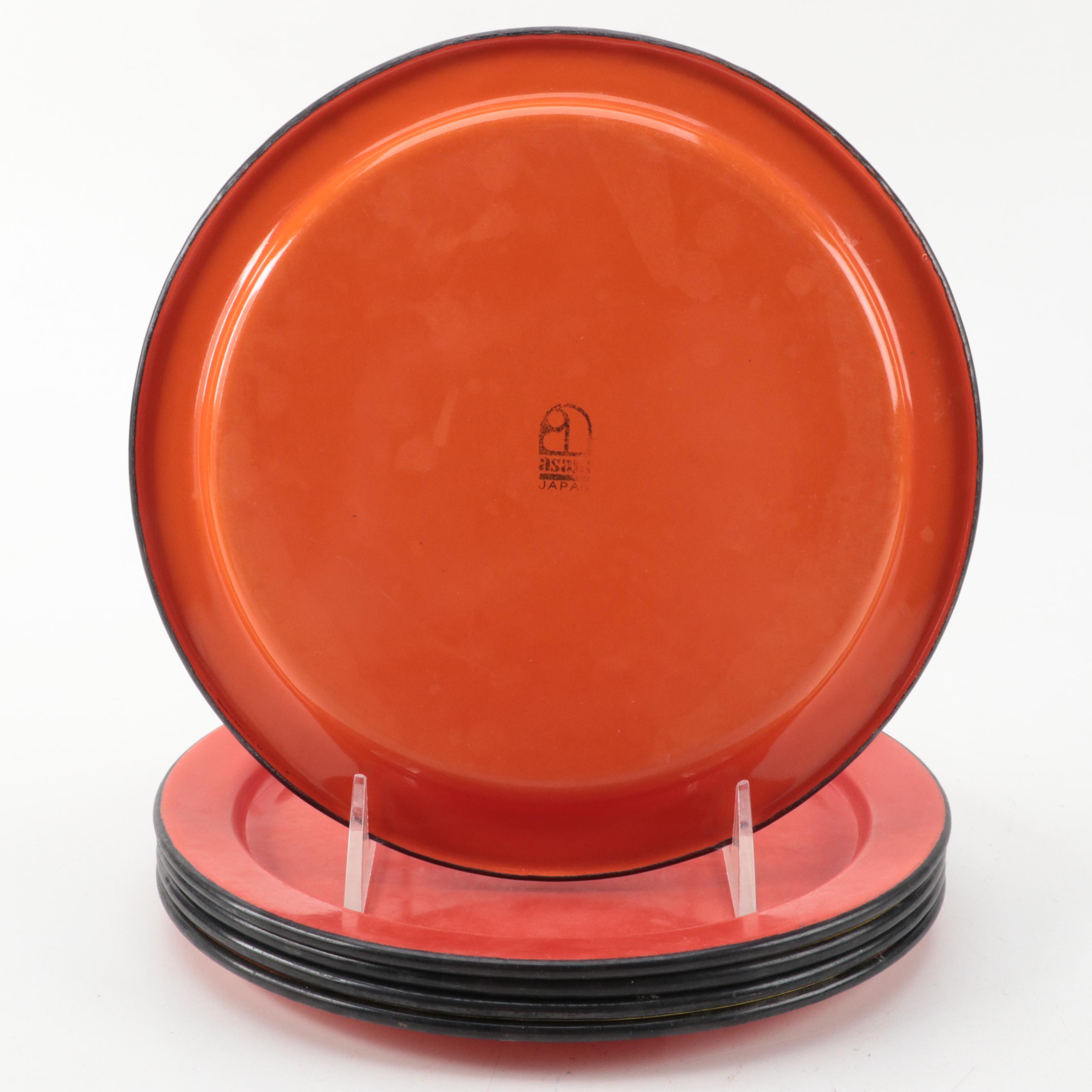 Asahi, Copco with Other Enamelware Plates, Mugs, Dutch Oven and Coffee Pot