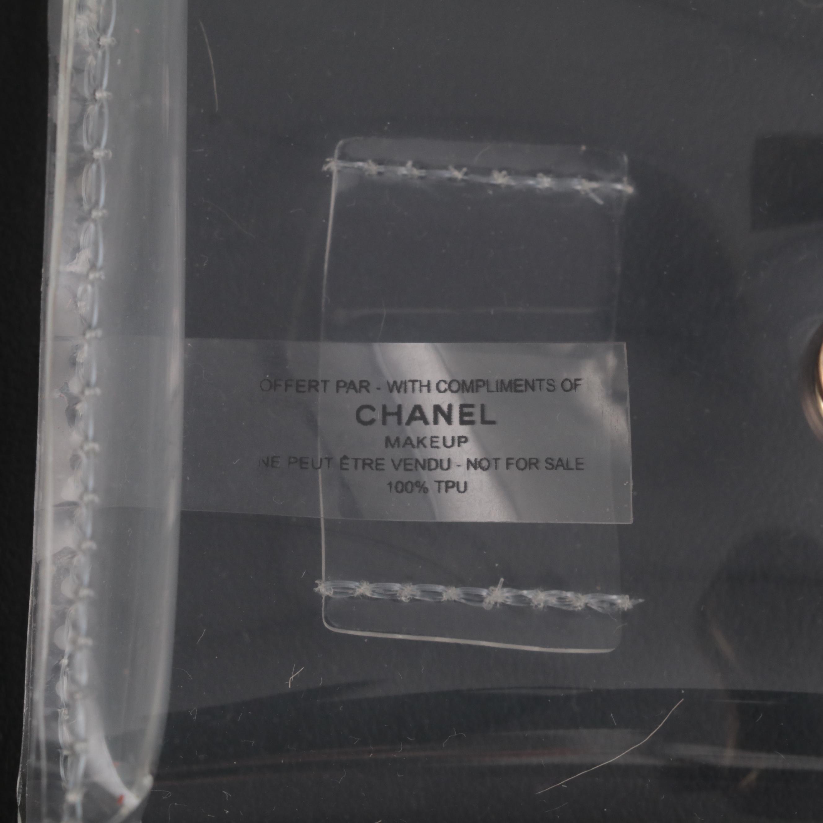 Chanel Beauty Promotional Small Flap Waist Bag in Clear Vinyl