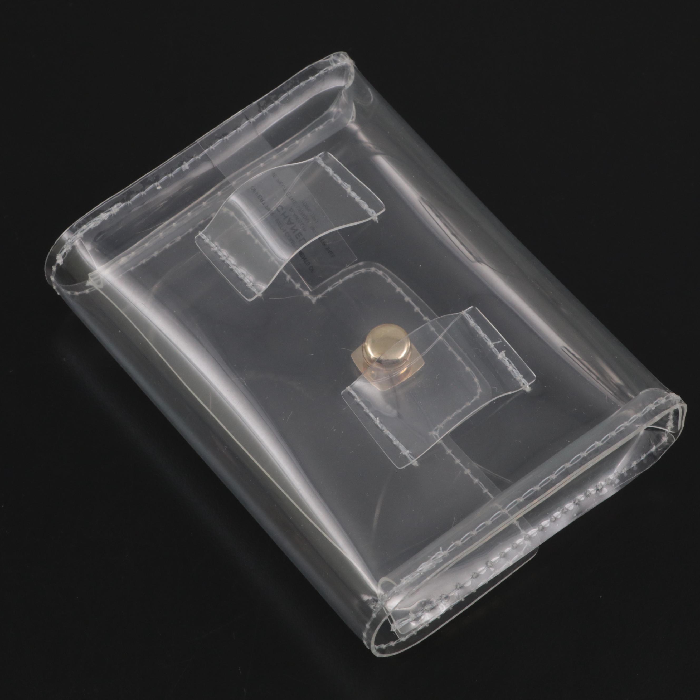 Chanel Beauty Promotional Small Flap Waist Bag in Clear Vinyl
