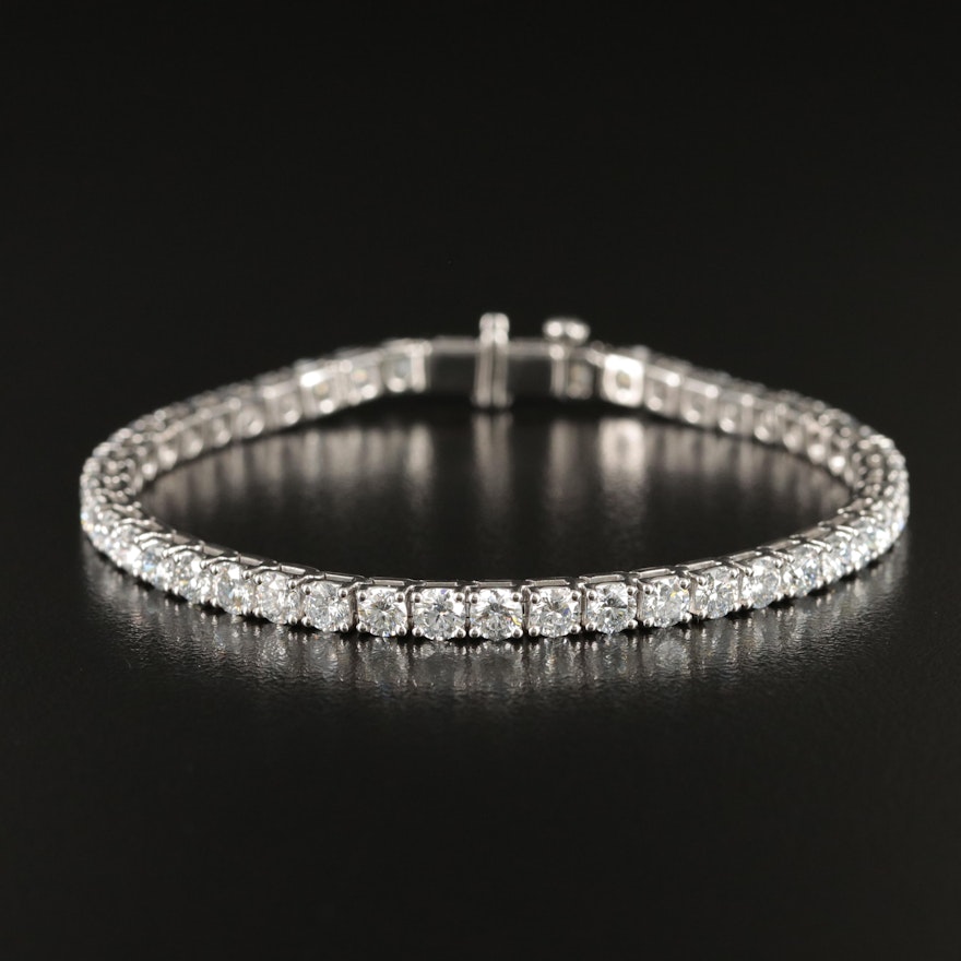 14K 9.88 CTW Lab Grown Diamond Line Bracelet