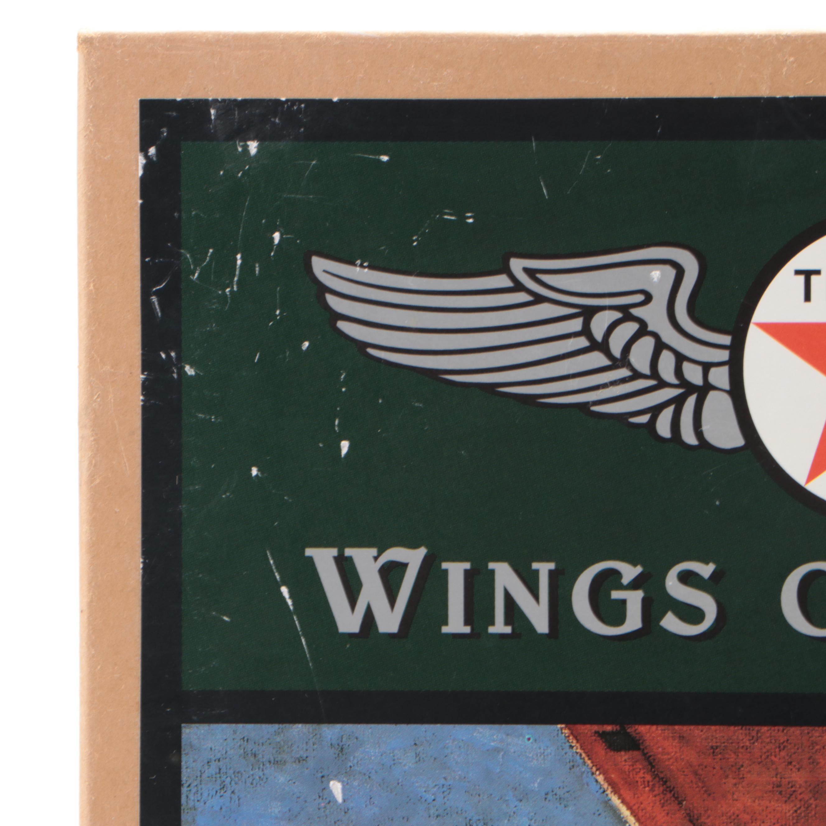 Texaco 1931 Stearman Biplane Diecast Bank with Other Diecast Cars and Banks