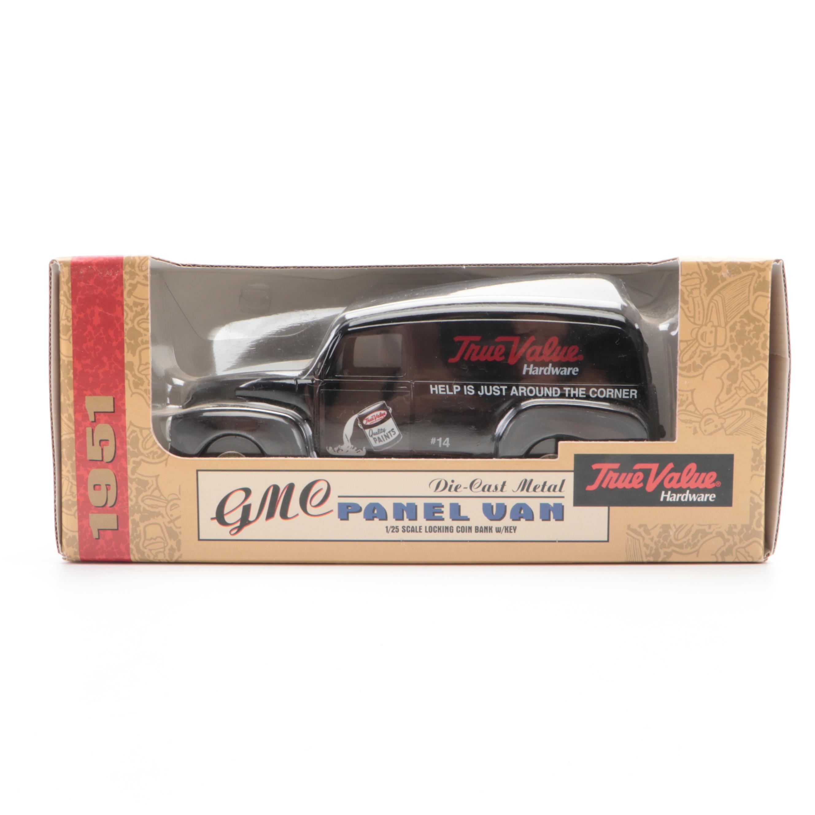 Texaco 1931 Stearman Biplane Diecast Bank with Other Diecast Cars and Banks