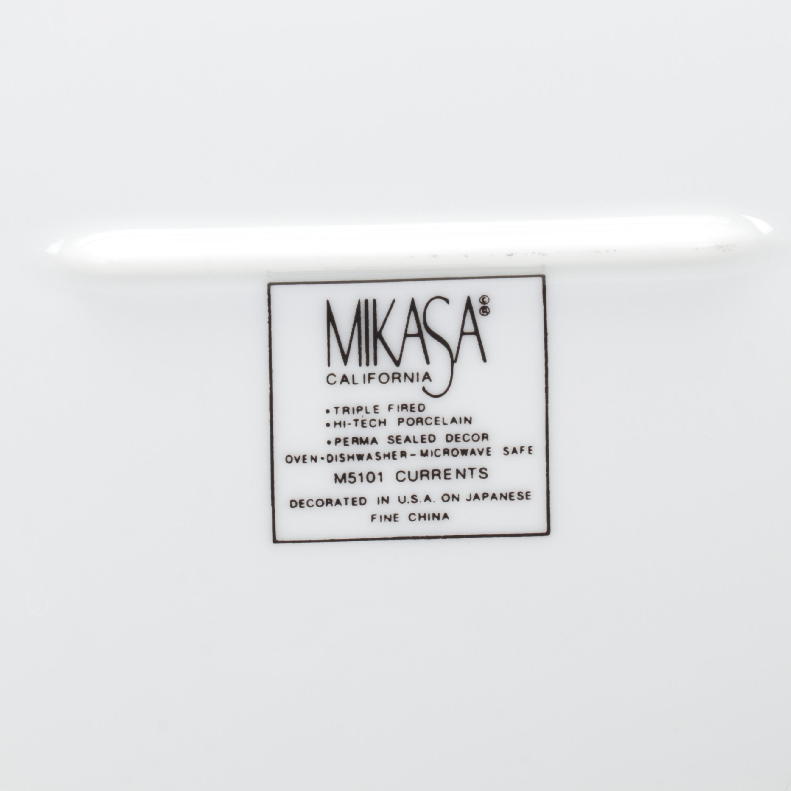 Mikasa "Currents" Dinnerware and Other Candlesticks