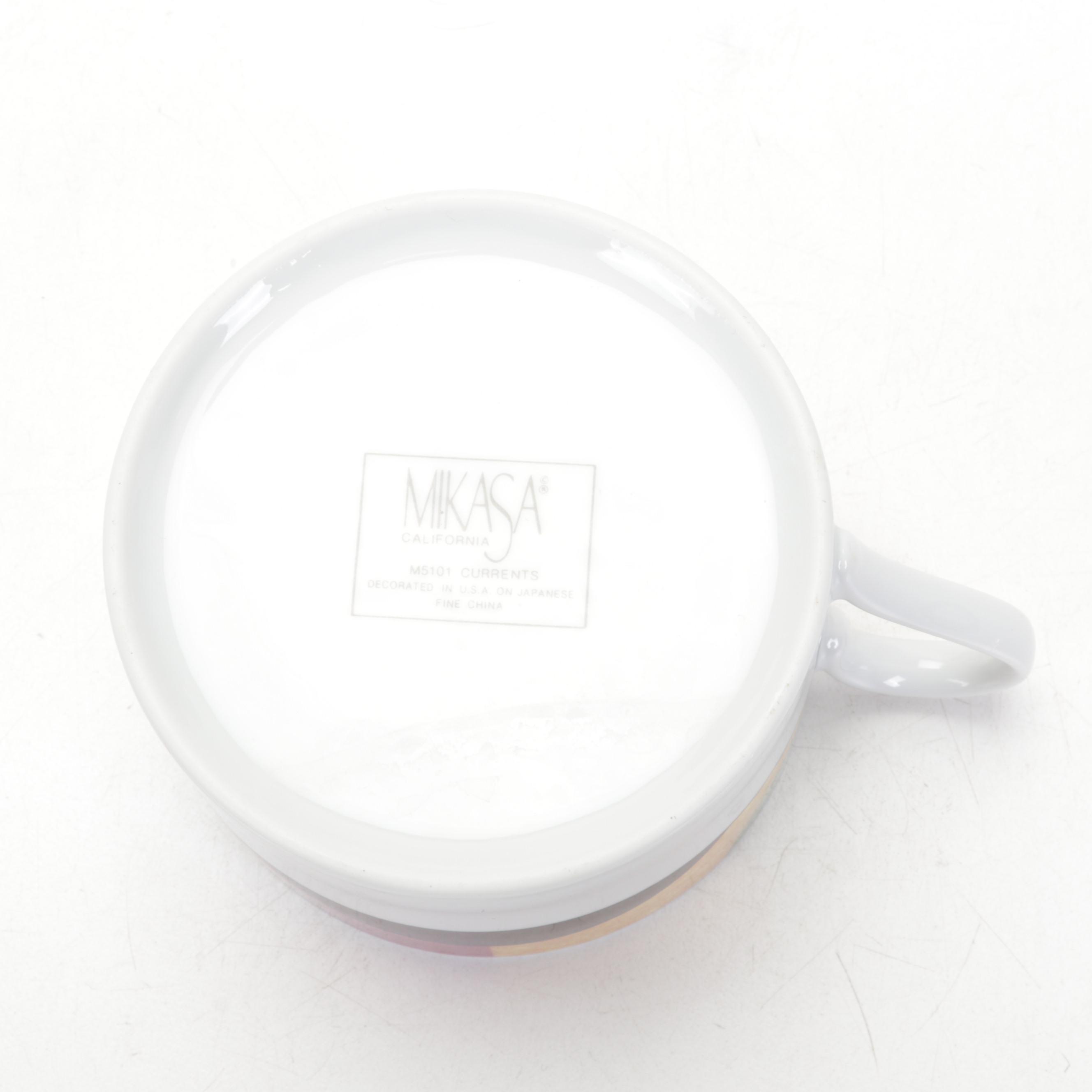 Mikasa "Currents" Dinnerware and Other Candlesticks