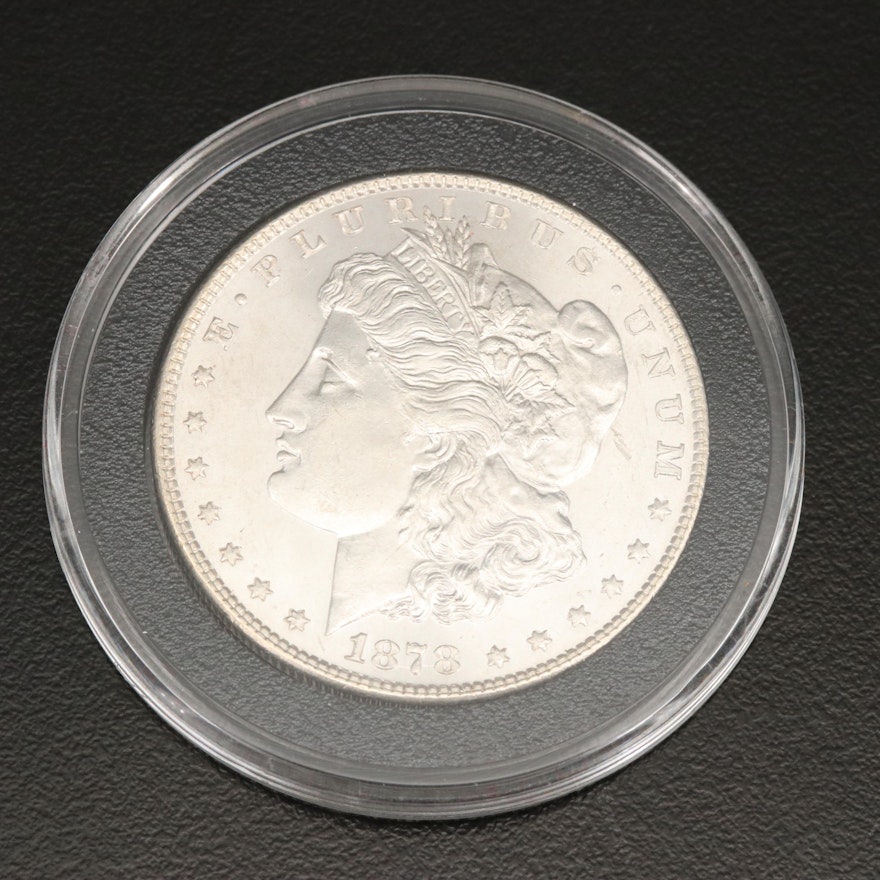 First Year of Issue 1878 Morgan Silver Dollar