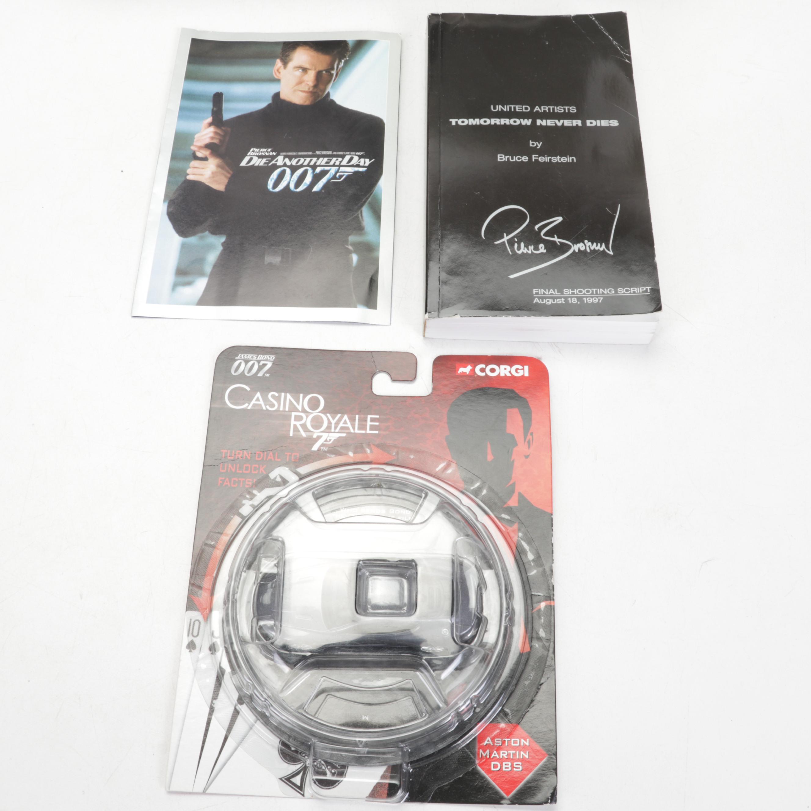 James Bond 007 Movies, Soundtracks and Other Memorabilia Collection