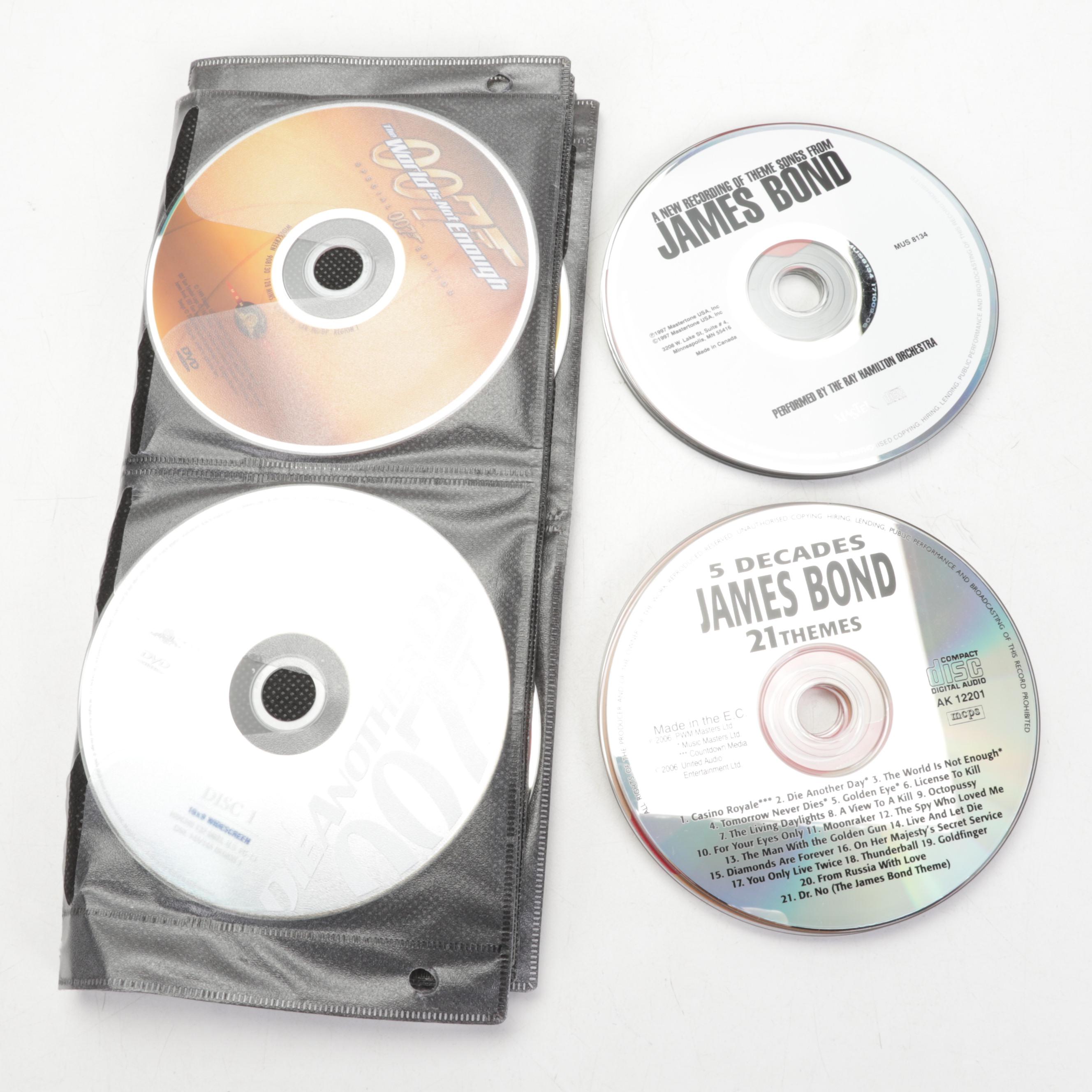 James Bond 007 Movies, Soundtracks and Other Memorabilia Collection