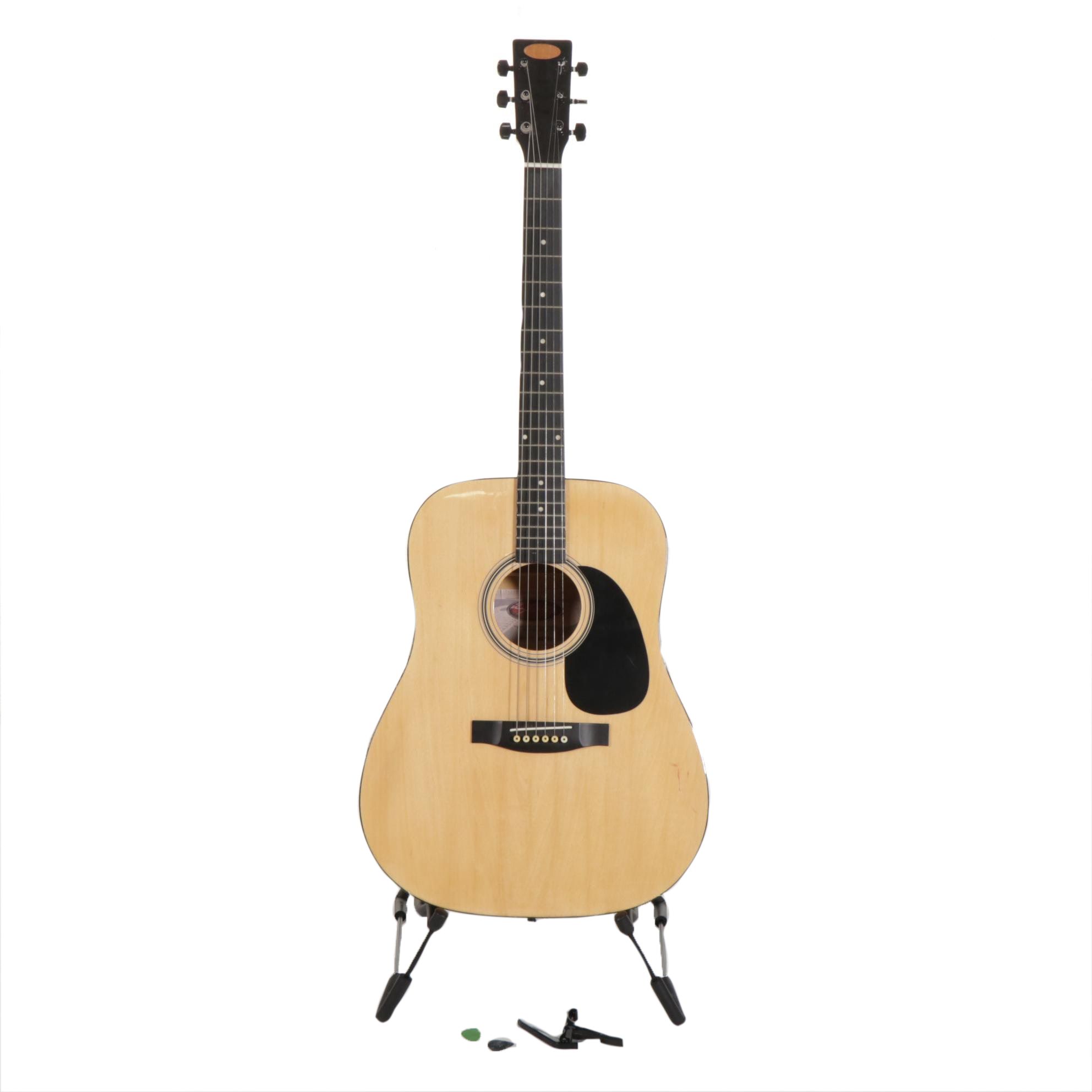Stagg Western Acoustic Guitar with Stand