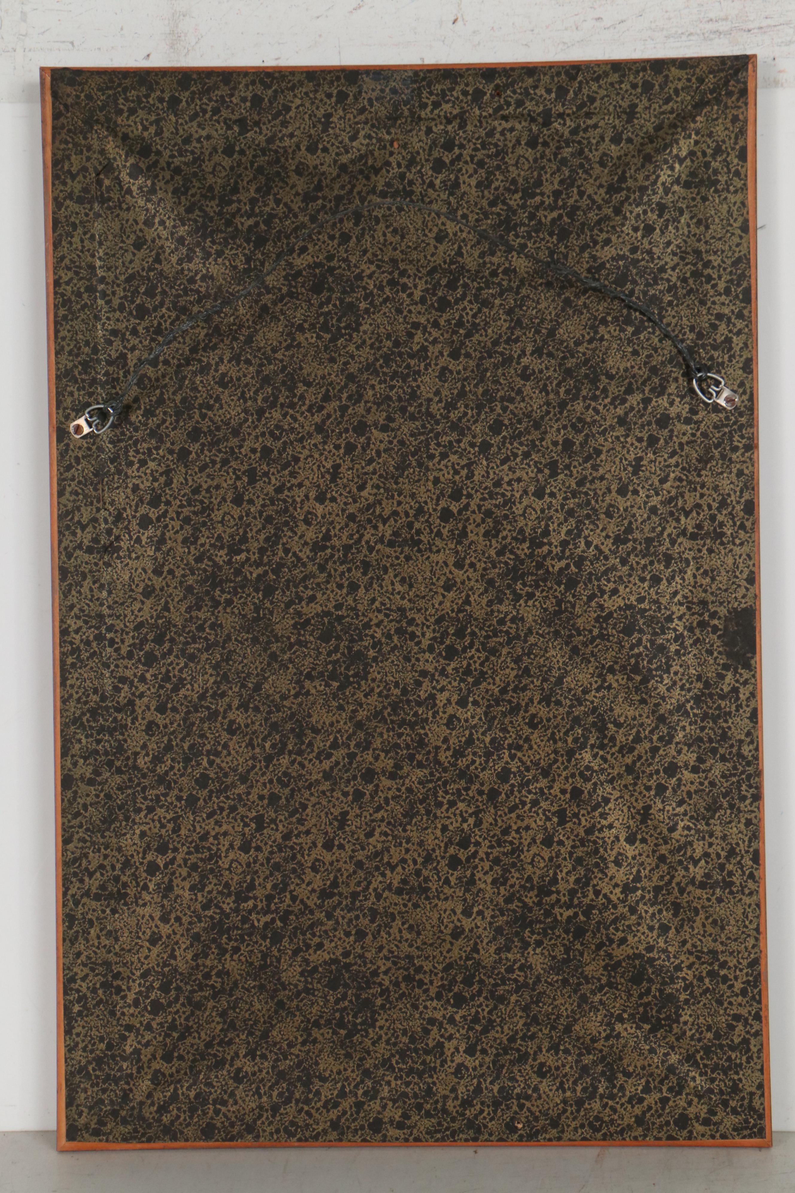 Abstract Watercolor Painting of City Alleyway, Late 20th Century