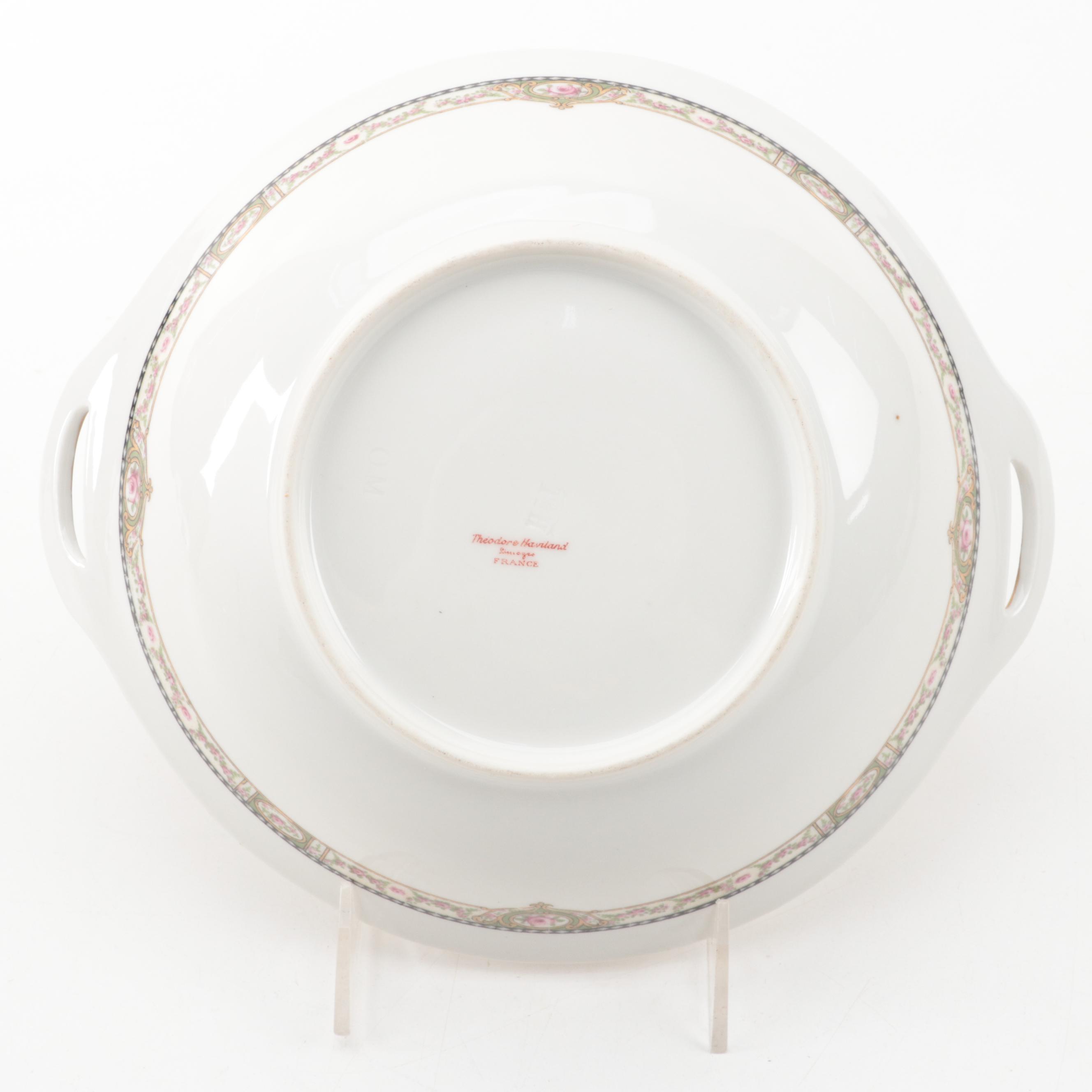 Theodore Haviland Limoges Porcelain Dinnerware,  Early 20th Century