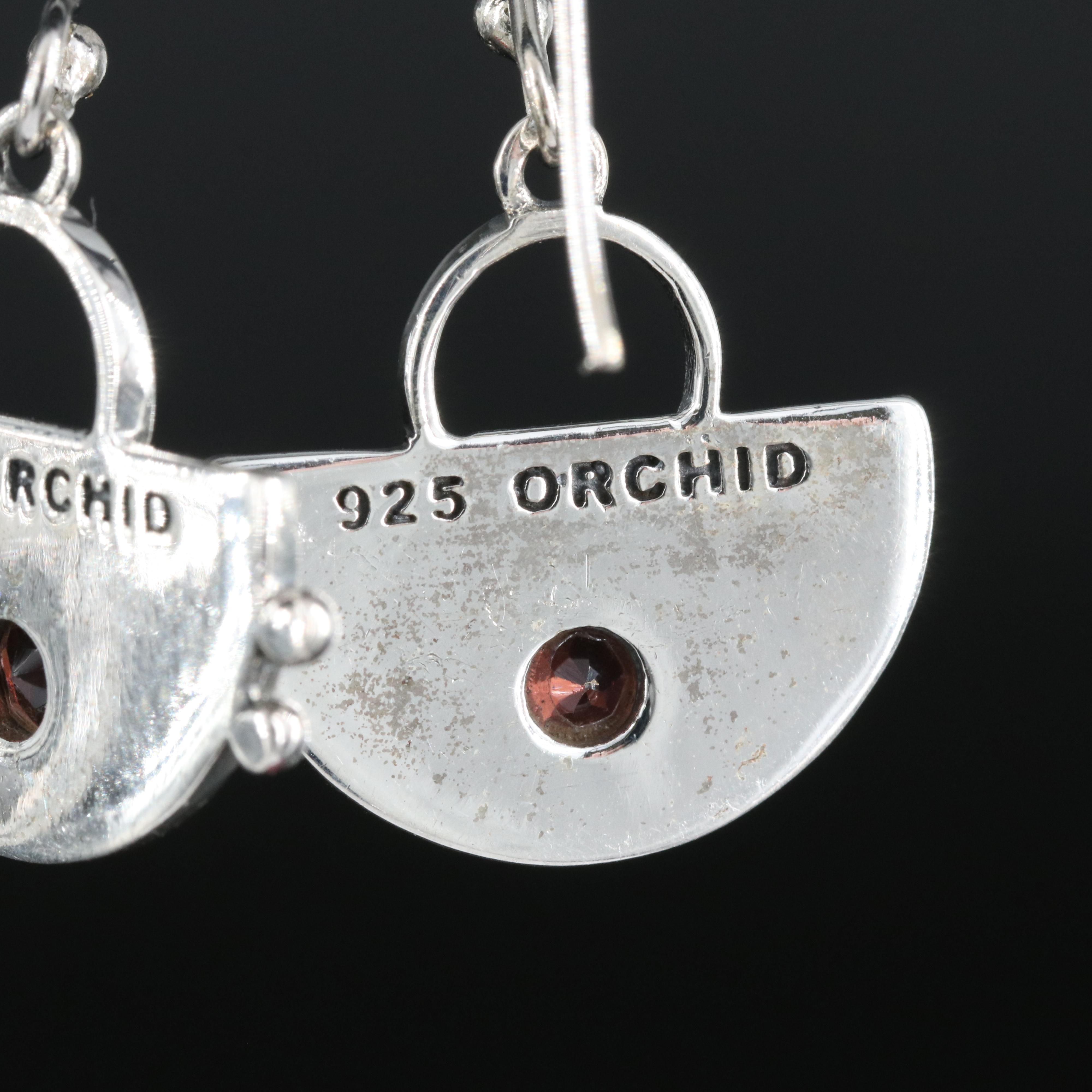 Sterling Silver Earring Trio Including Gemstones