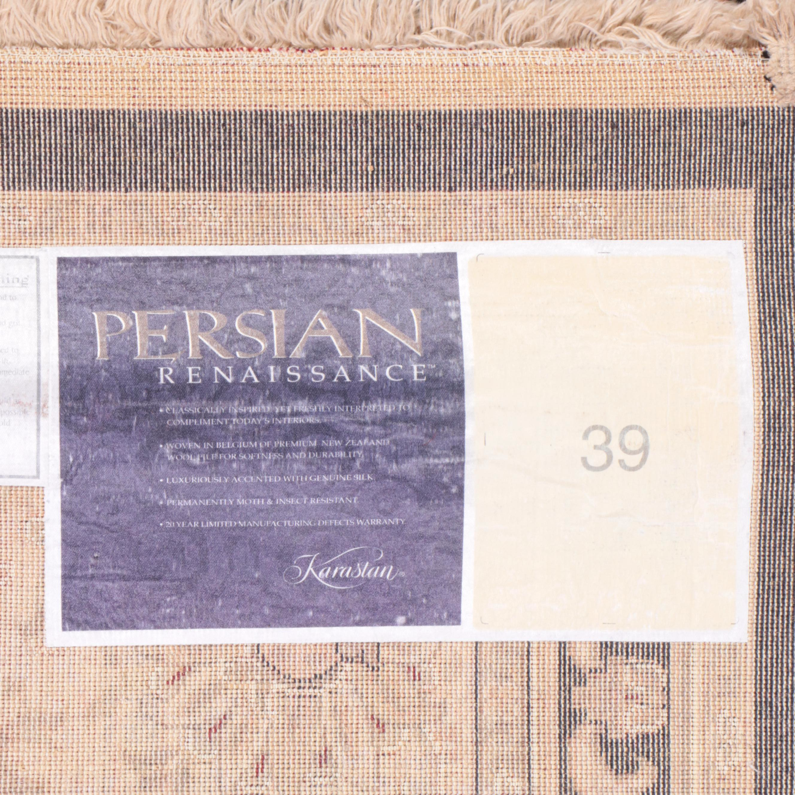 7'11 x 11'5 Machine Made Karastan Persian Renaissance Area Rug