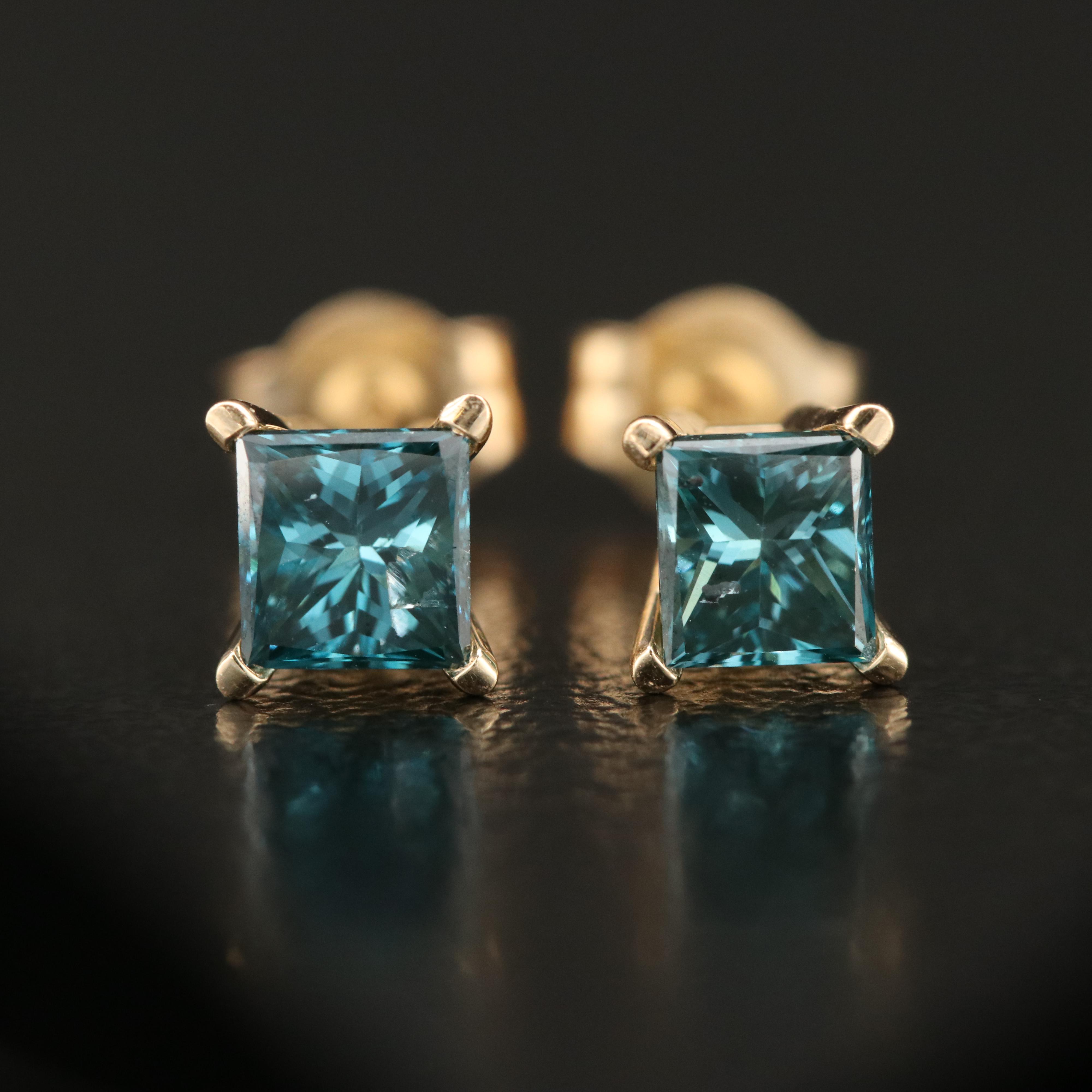 14K 0.78 CTW Diamond Stud Earrings