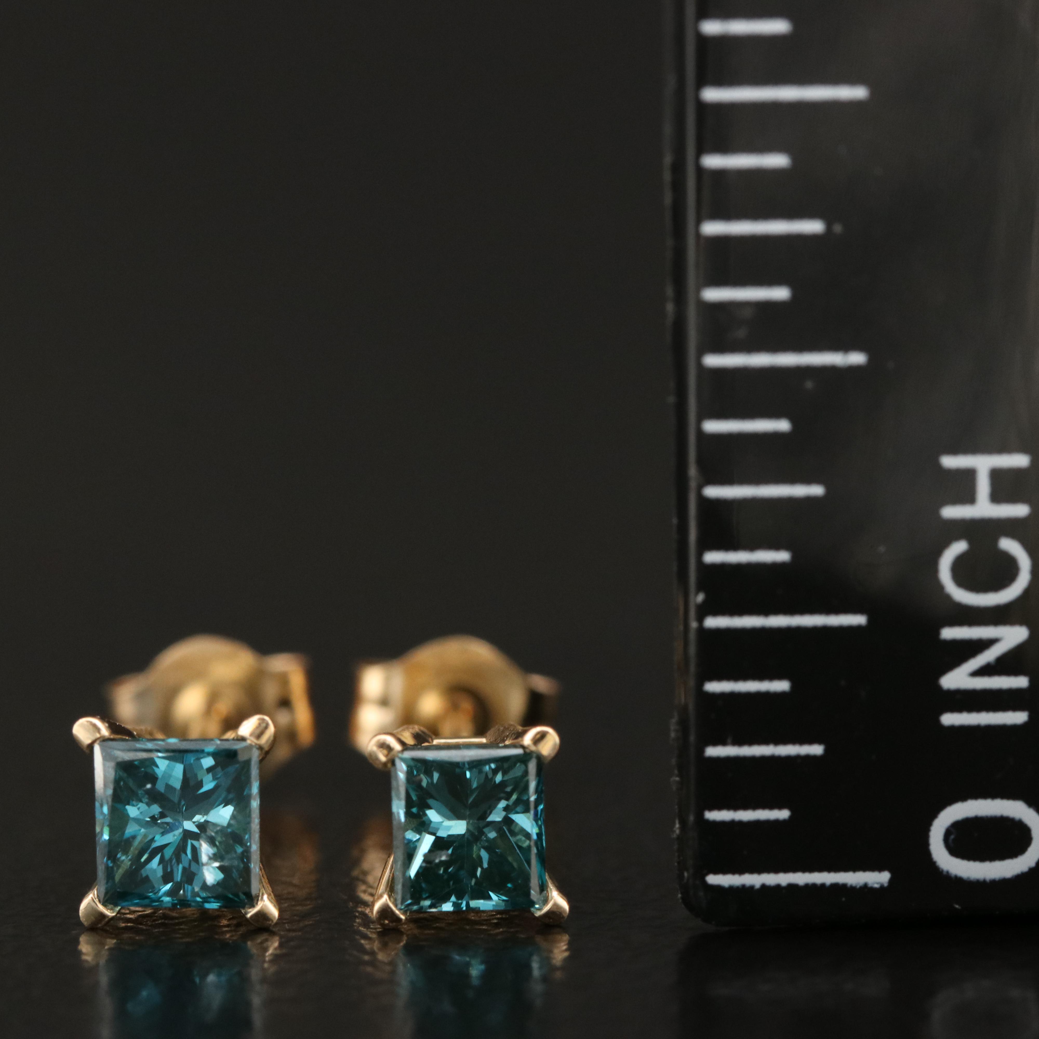 14K 0.78 CTW Diamond Stud Earrings