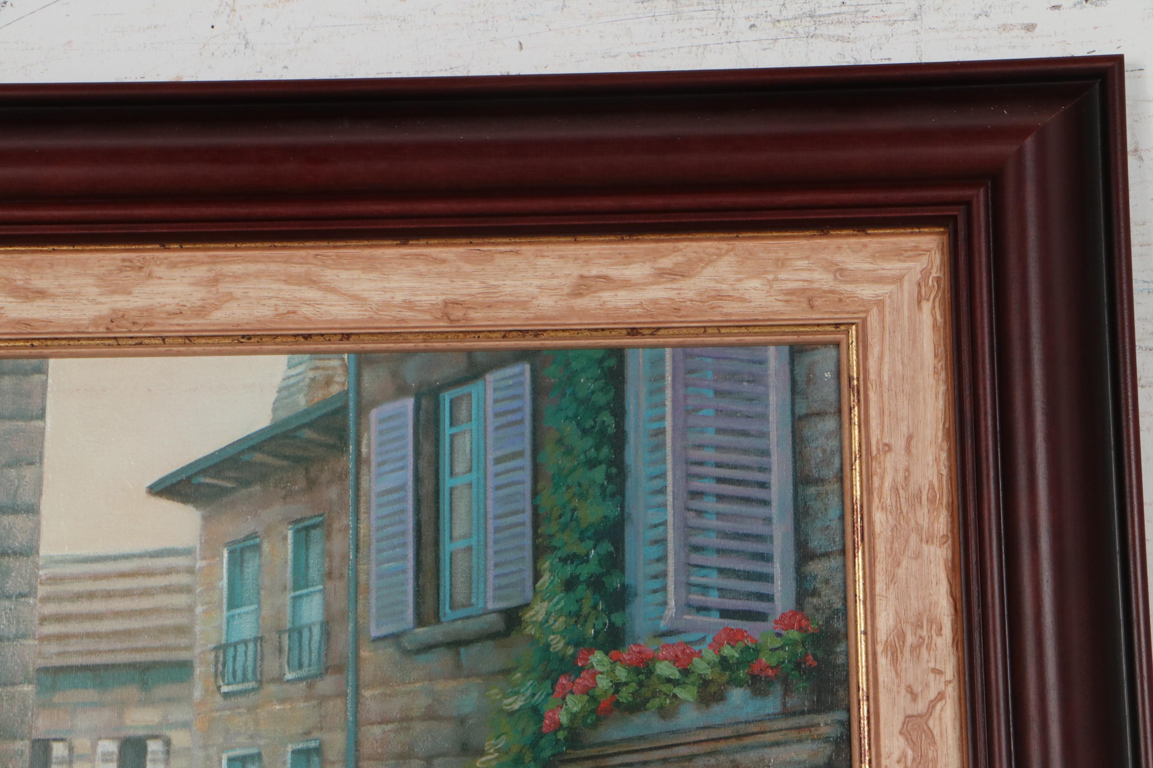 John Patrick O’Brien Embellished Offset Lithograph "Fleurs"