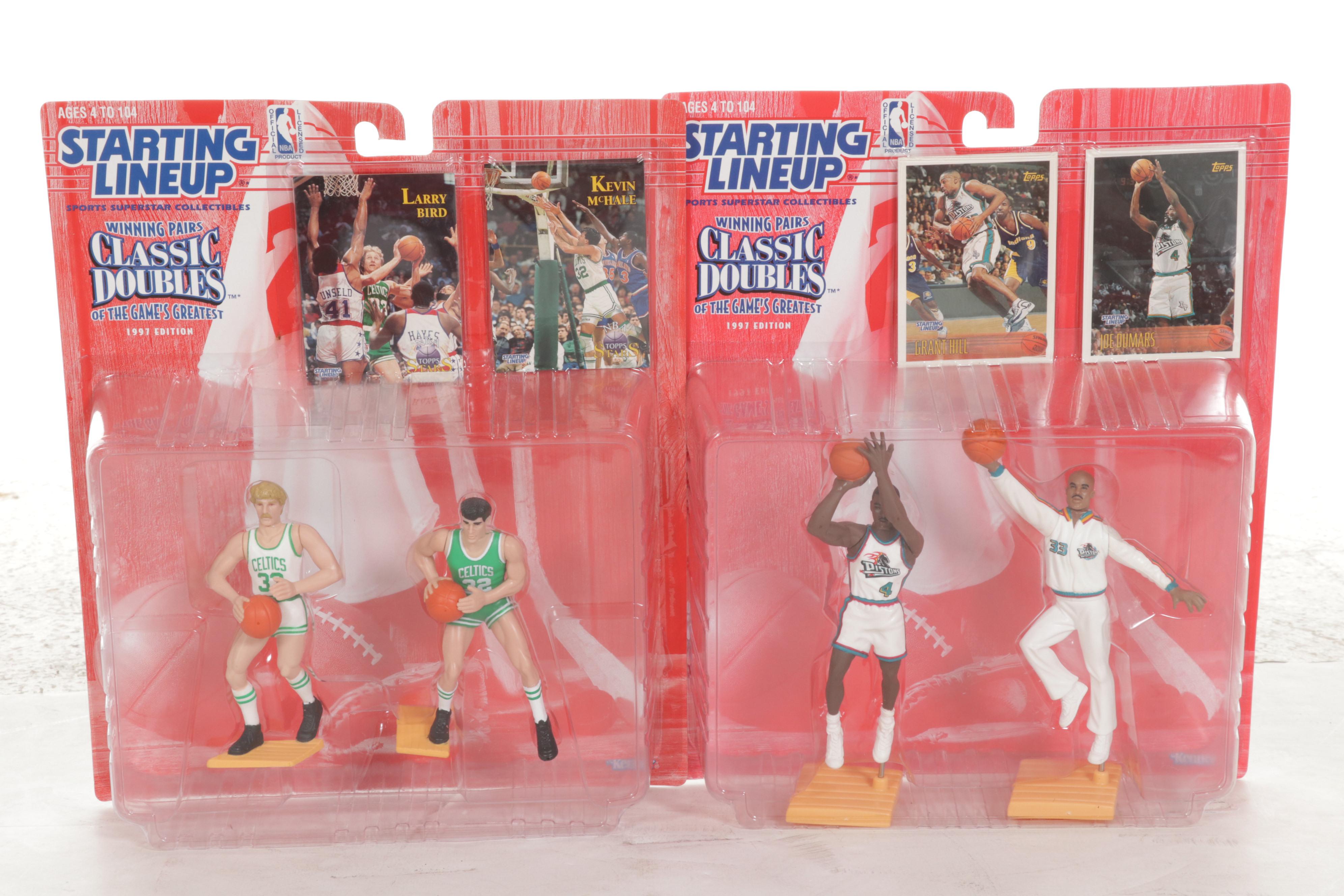 Kenner Starting Lineup Poseable Basketball Figures Featuring 1996 Team U.S.A.