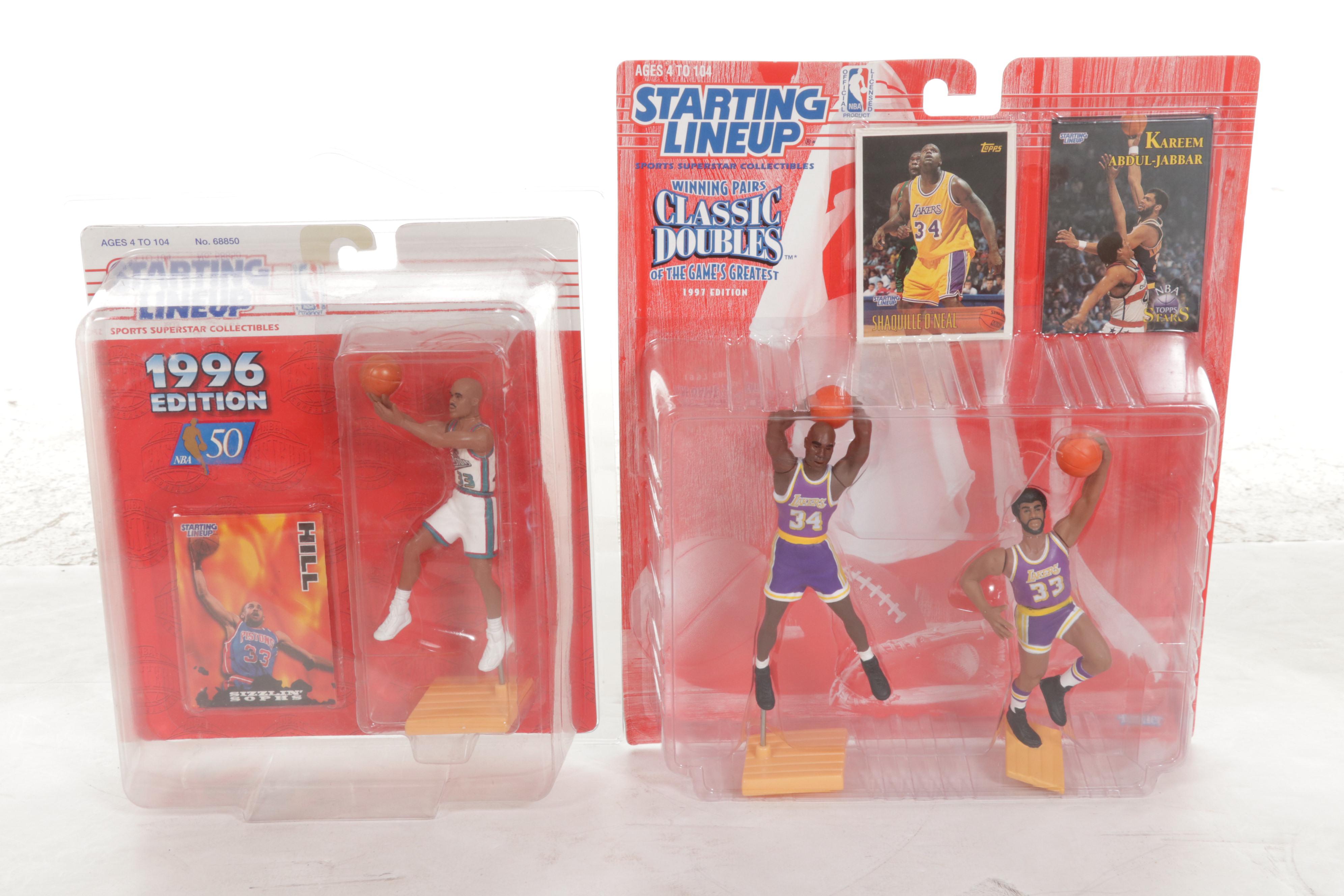 Kenner Starting Lineup Poseable Basketball Figures Featuring 1996 Team U.S.A.