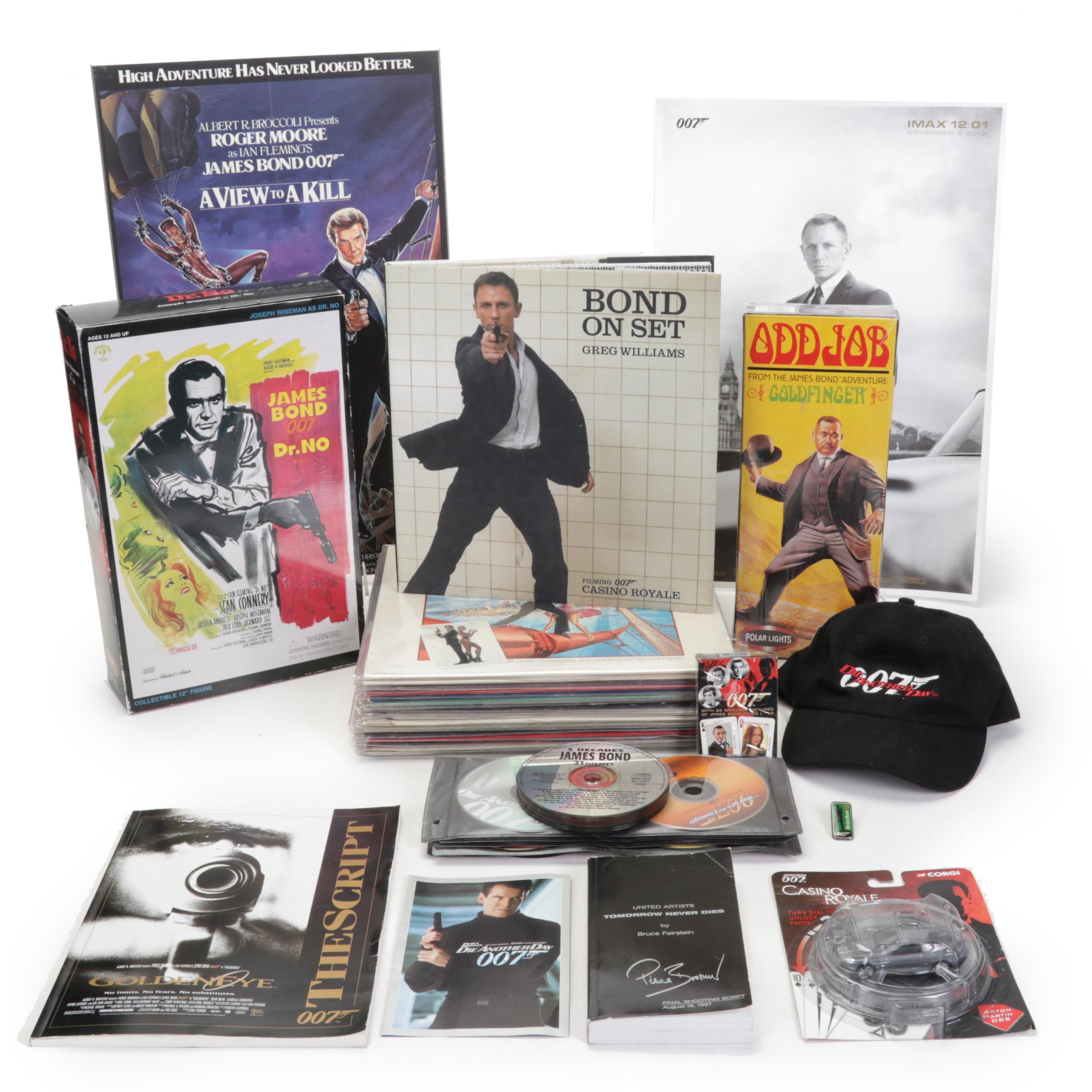 James Bond 007 Movies, Soundtracks and Other Memorabilia Collection