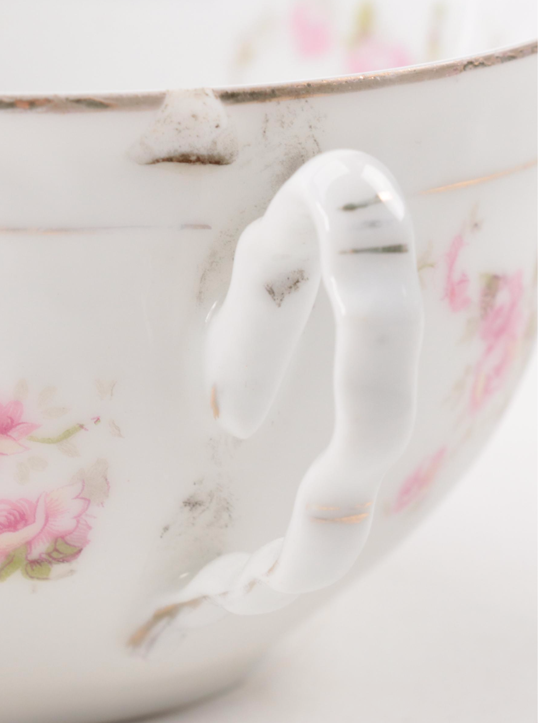 Haviland Limoges and Other Porcelain Tea and Demitasse Cups, 20th Century